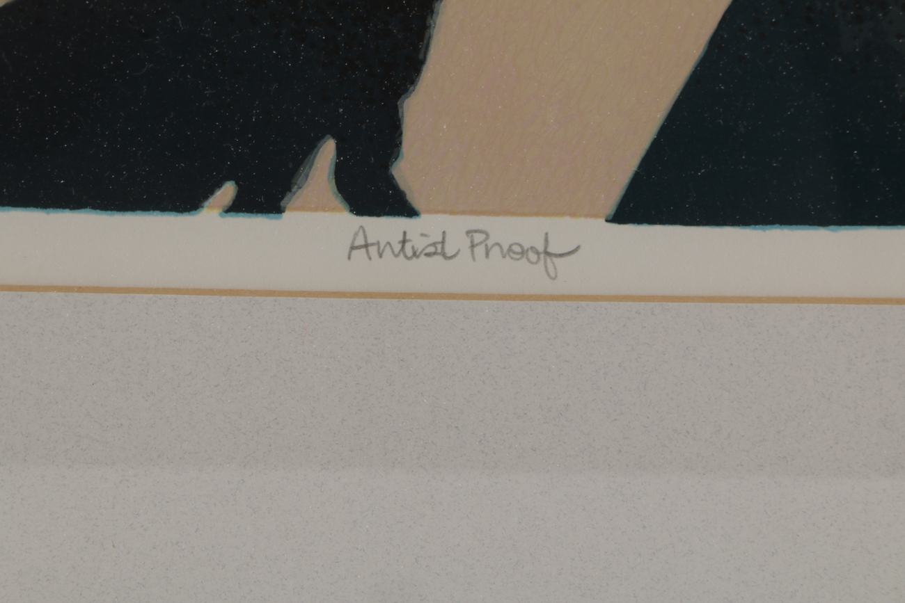 Kurtis N. Thomas Artist Proof Serigraph "Jumpin' Cat Flash"