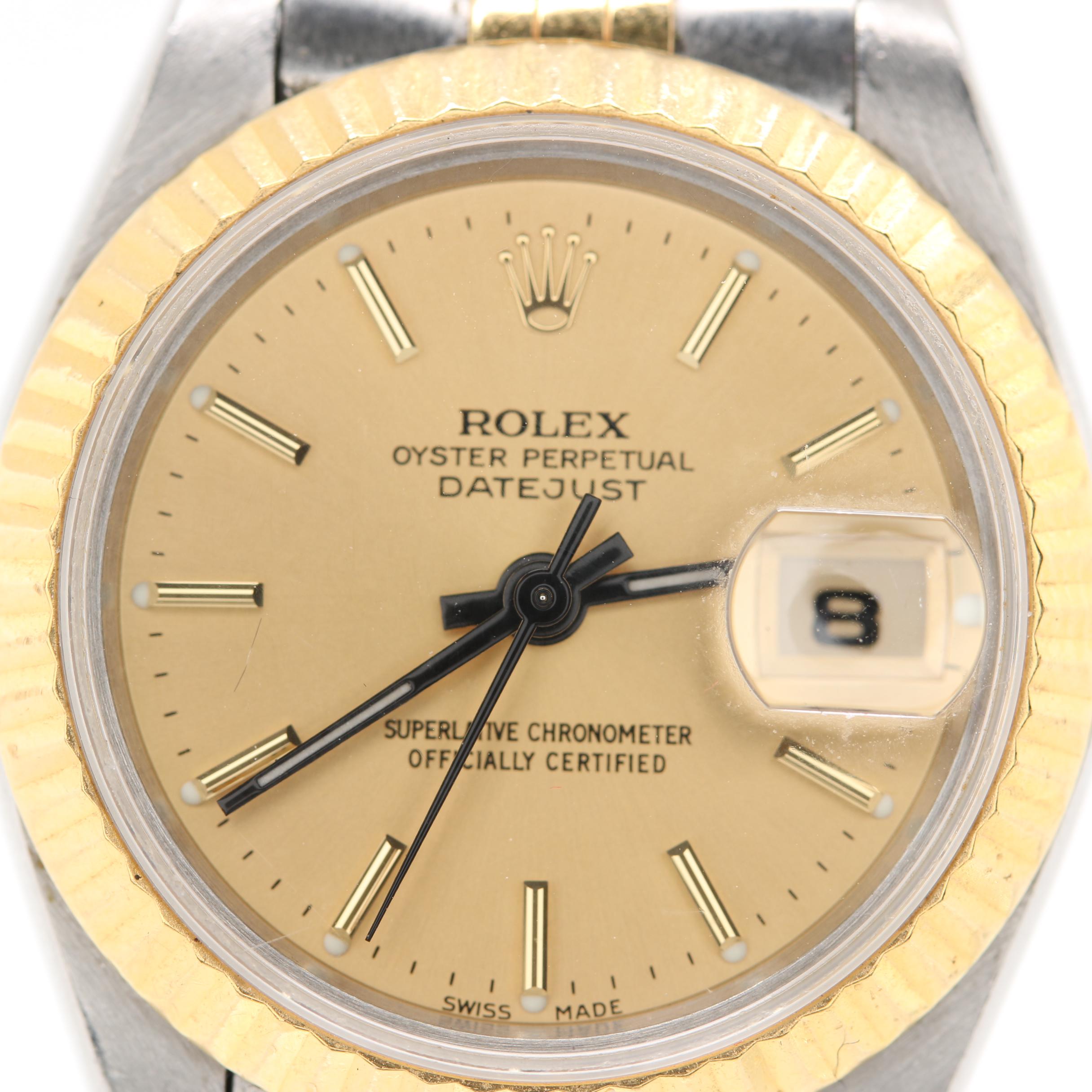 Rolex Stainless Steel and 18K Yellow Gold Watch