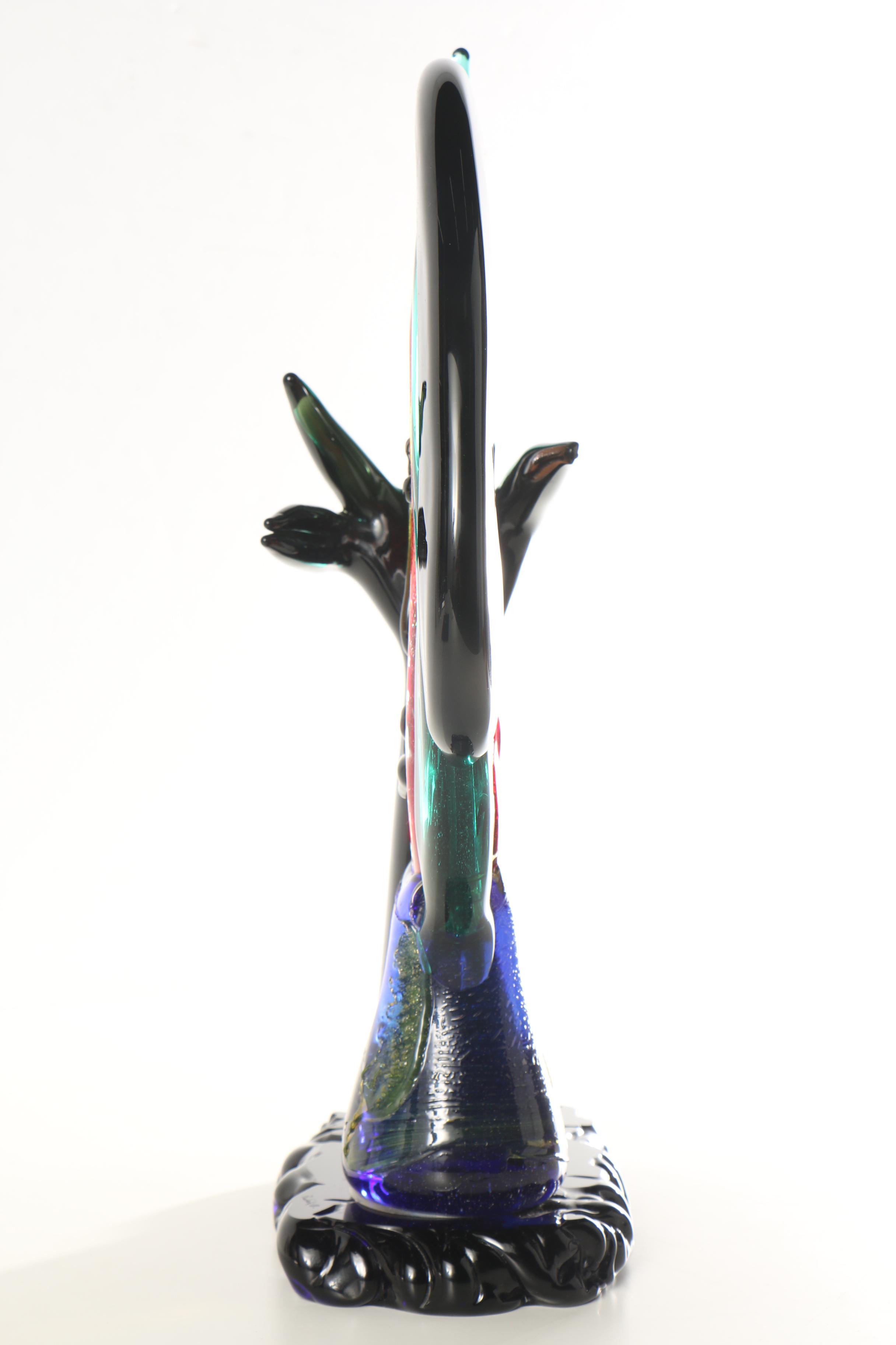 Mario Badioli Hand Blown Art Glass Sculpture