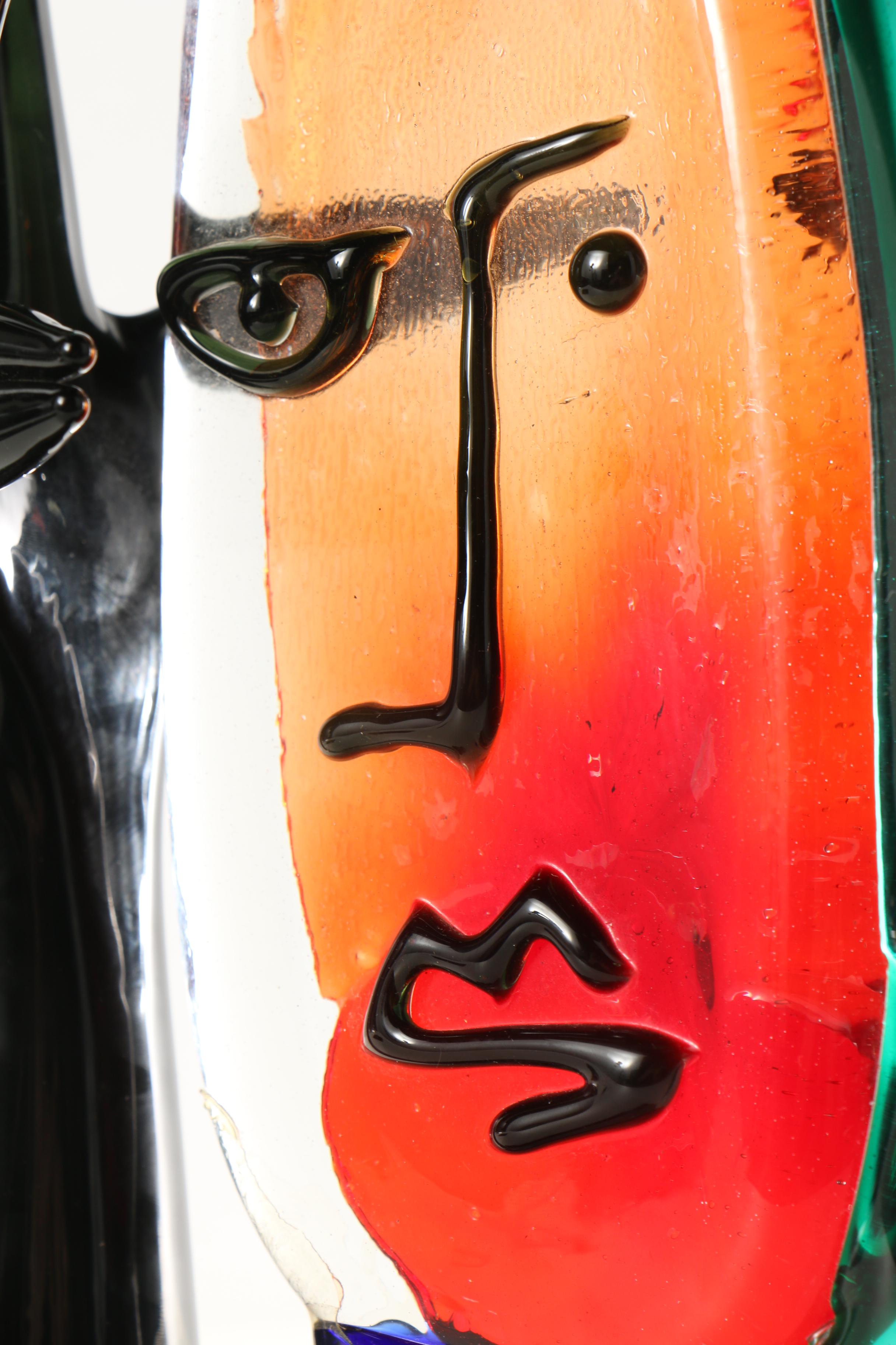 Mario Badioli Hand Blown Art Glass Sculpture