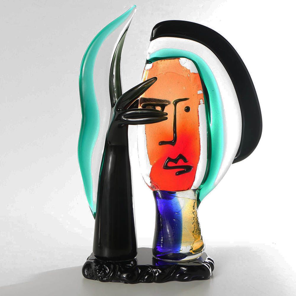 Mario Badioli Hand Blown Art Glass Sculpture
