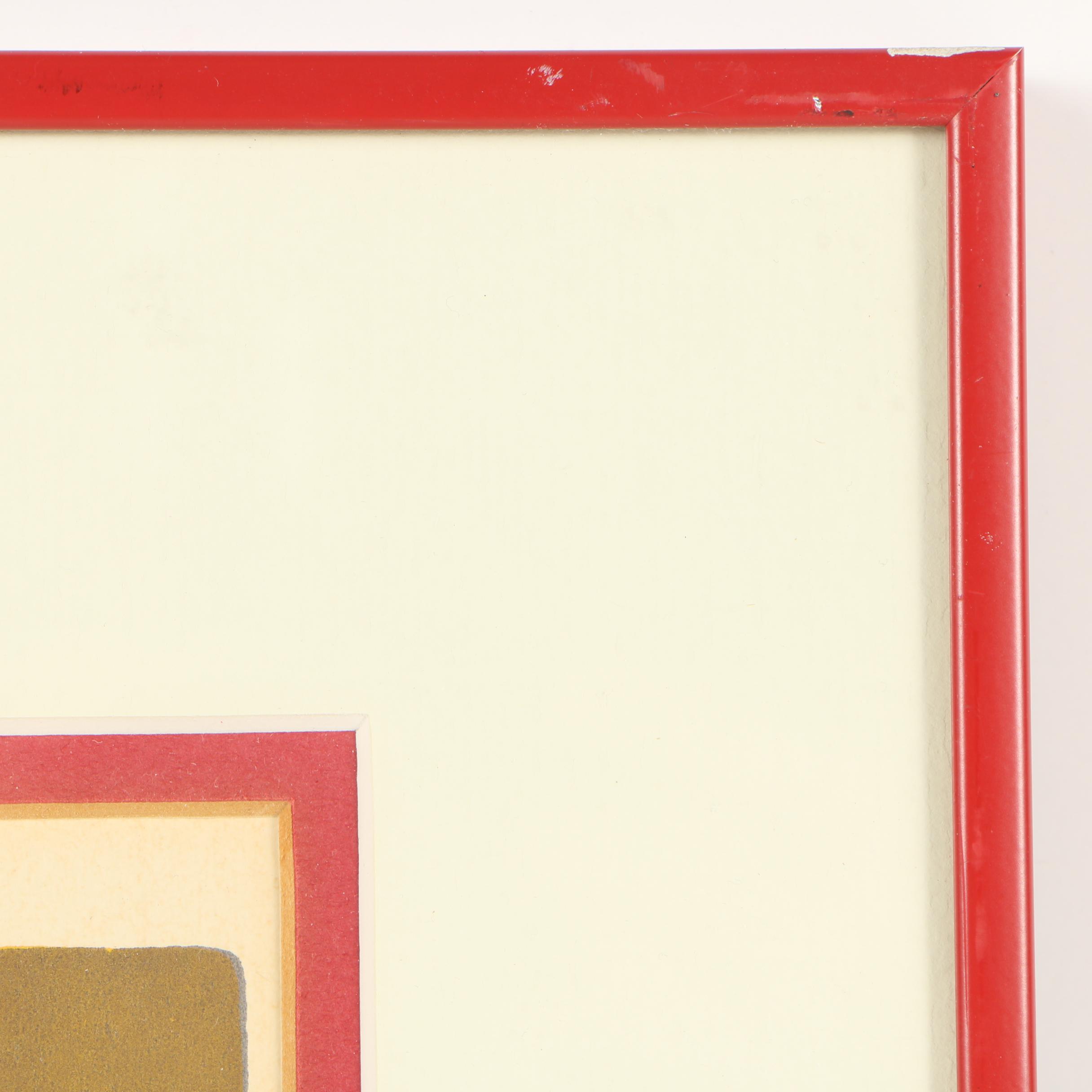 Vasily Kandinsky Woodblock "All Saints' Day"