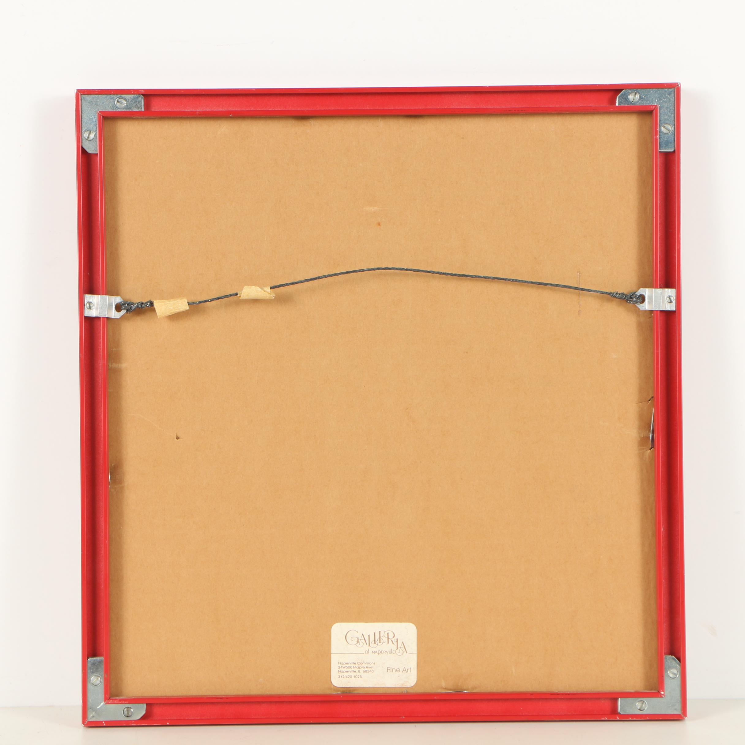 Vasily Kandinsky Woodblock "All Saints' Day"