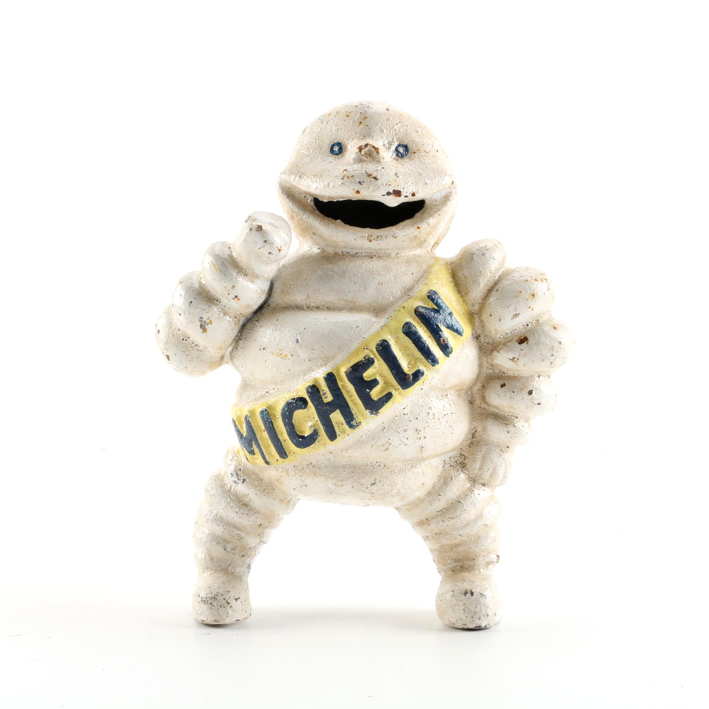 Cast Iron Michelin Man Figurine