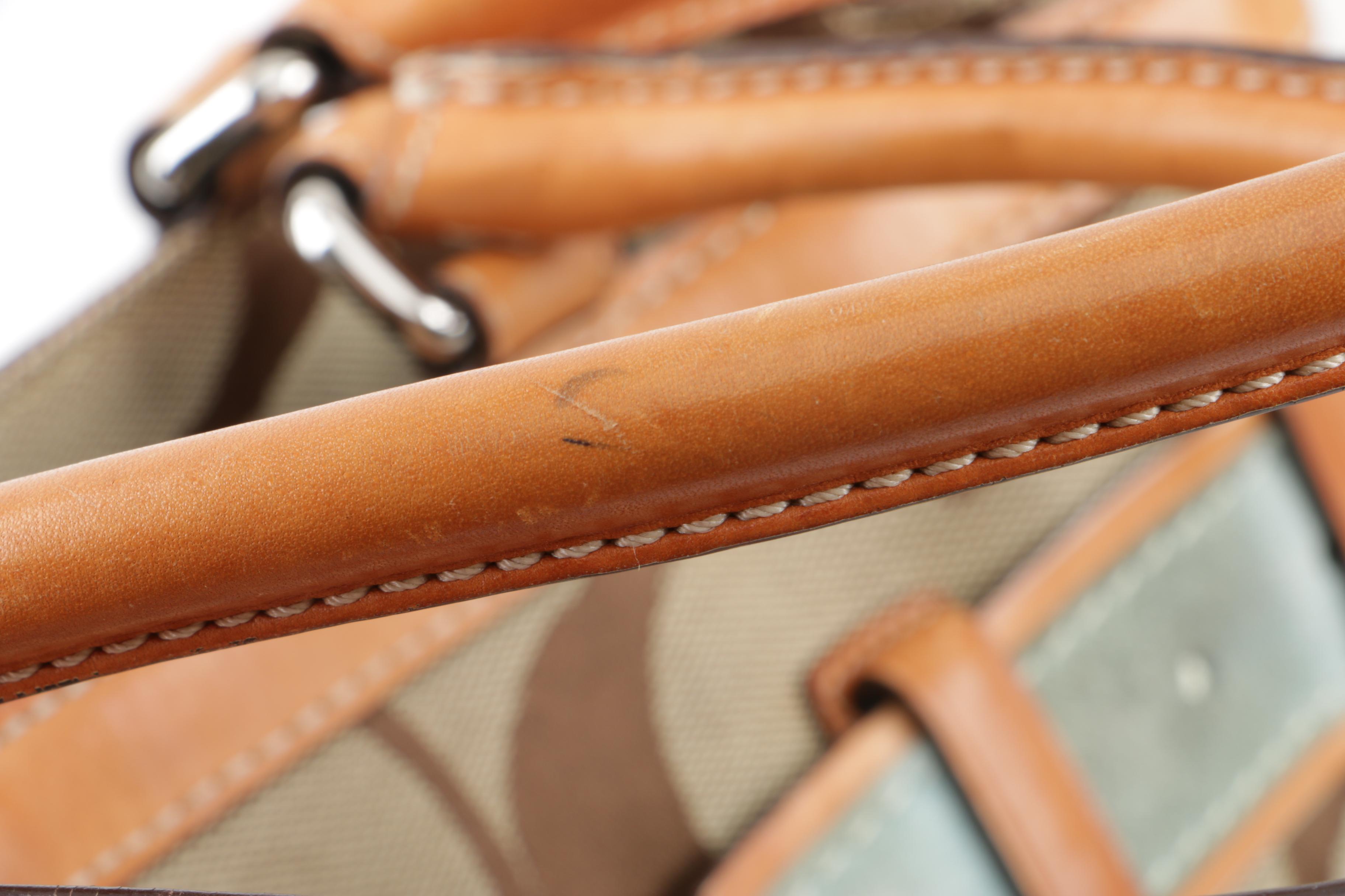 Coach Signature Canvas Satchel with Fish and Coral Applique