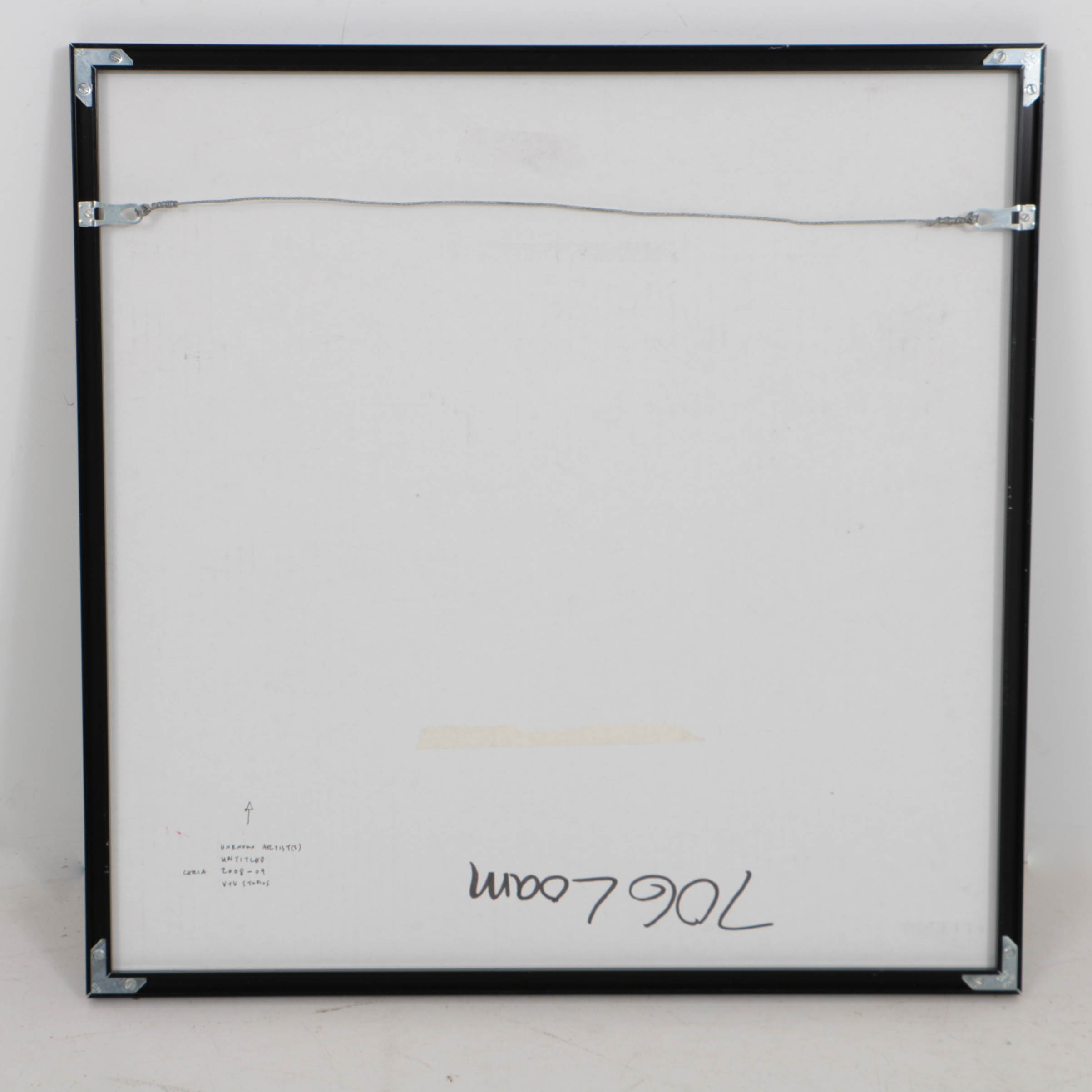 Circa 2009 Acrylic Painting on Unstretched Canvas