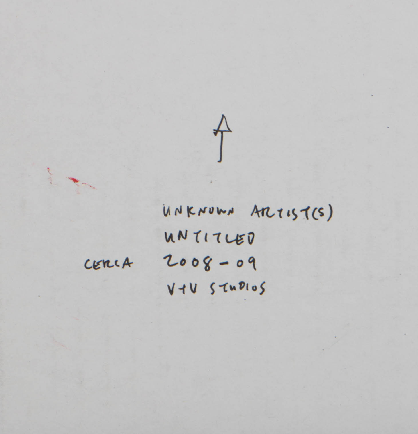 Circa 2009 Acrylic Painting on Unstretched Canvas