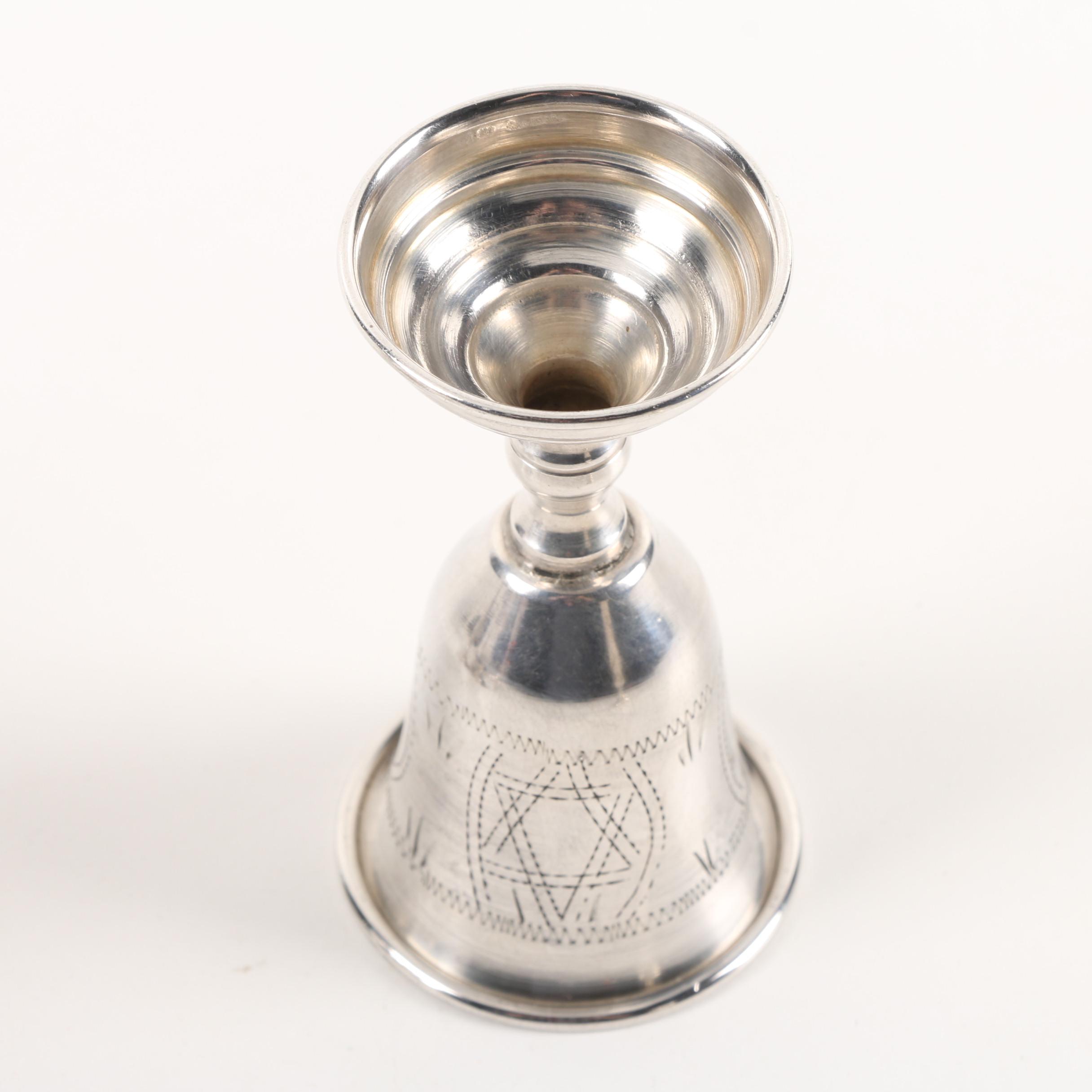 Vintage Sterling Silver Kiddush Cup Set