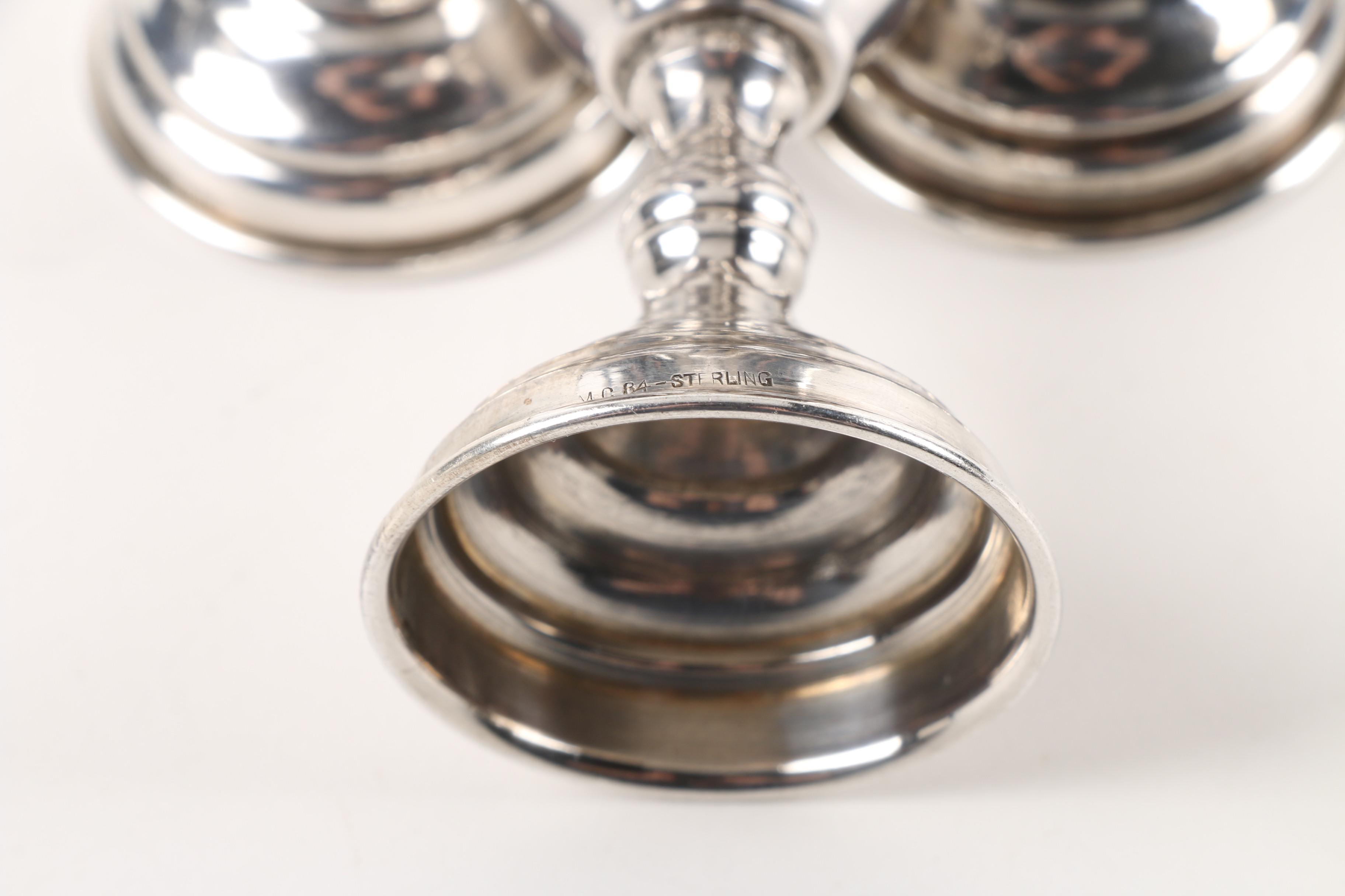 Vintage Sterling Silver Kiddush Cup Set