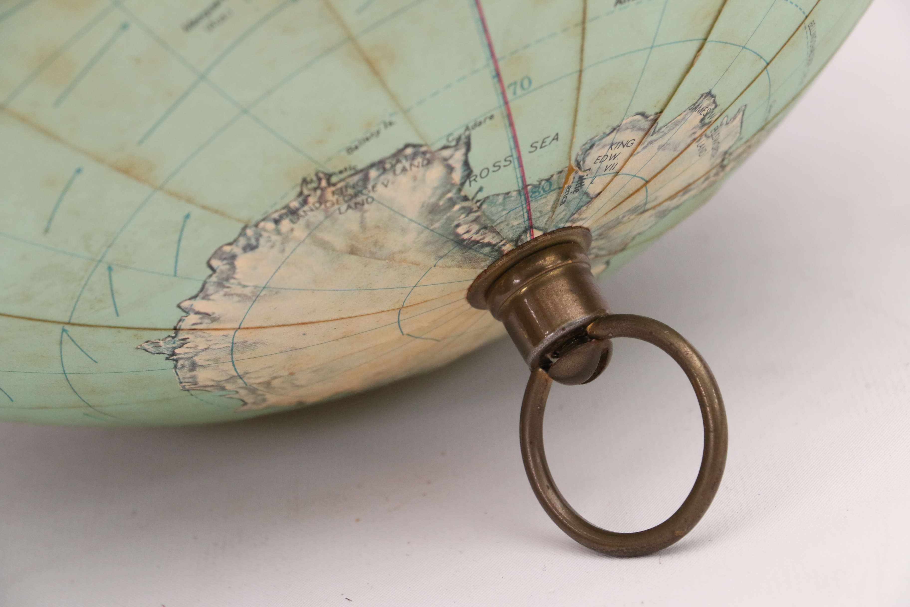 Mid Century Modern Replogle Adjustable Wall Mount Electric Globe