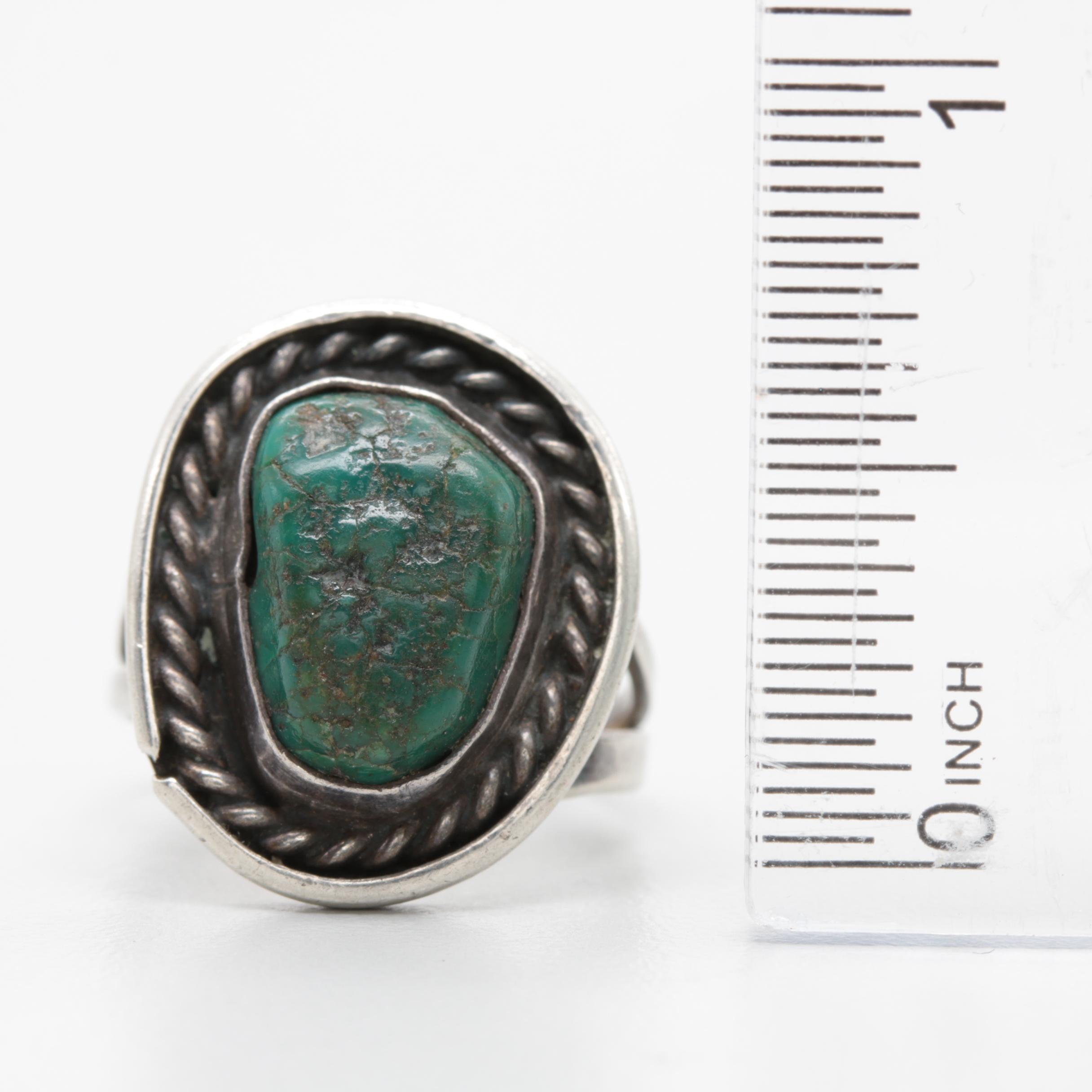 Sterling Silver and Costume Turquoise, Amethyst and Citrine Jewelry