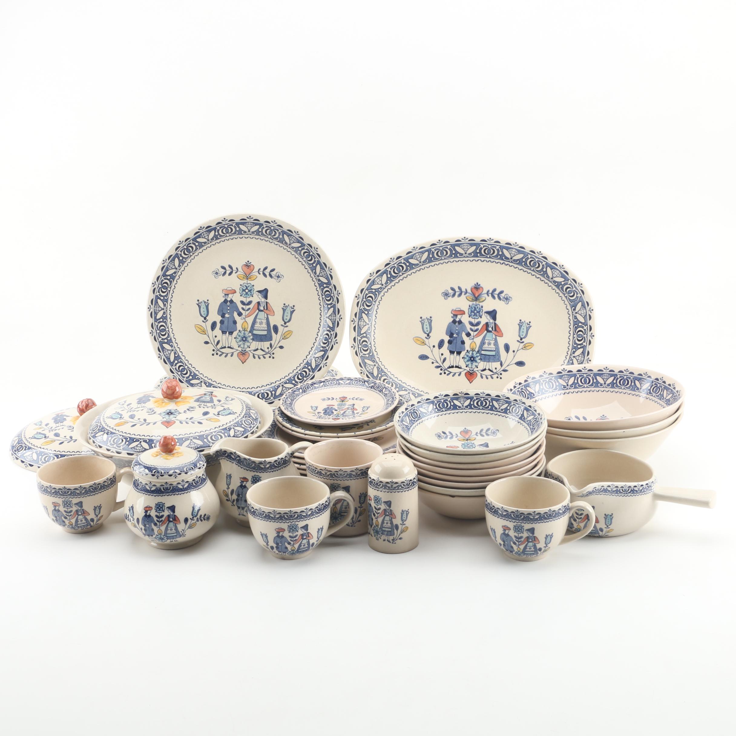 Vintage Johnson Brothers "Hearts & Flowers" Ironstone Dinnerware c. 1974-89