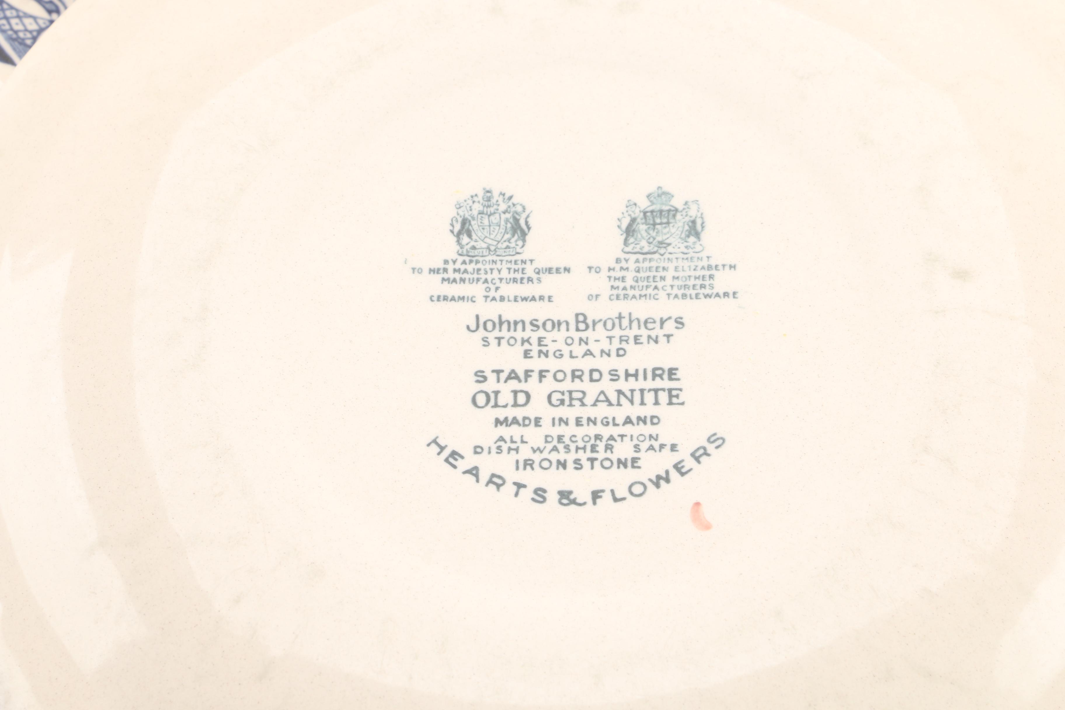 Vintage Johnson Brothers "Hearts & Flowers" Ironstone Dinnerware c. 1974-89