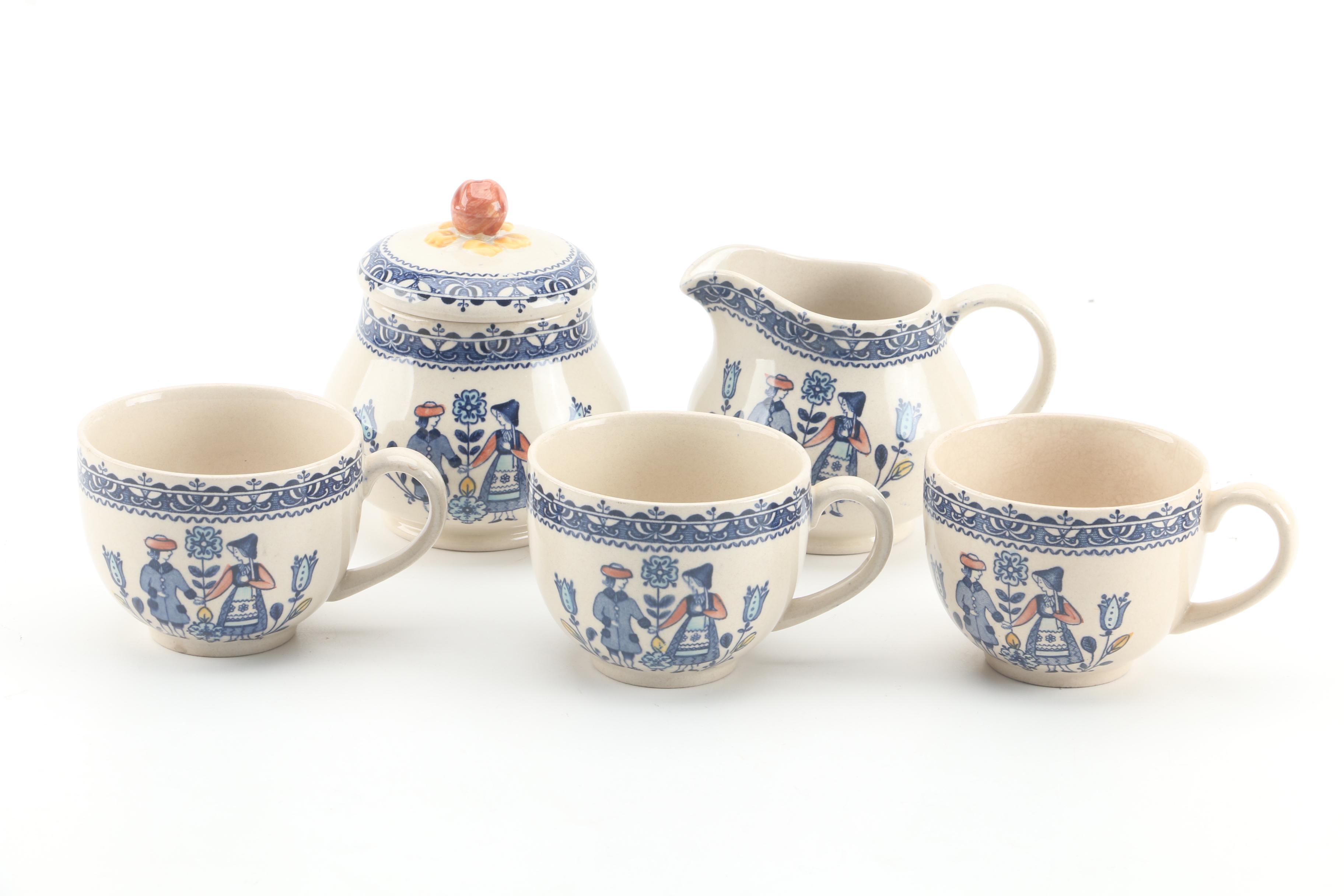 Vintage Johnson Brothers "Hearts & Flowers" Ironstone Dinnerware c. 1974-89