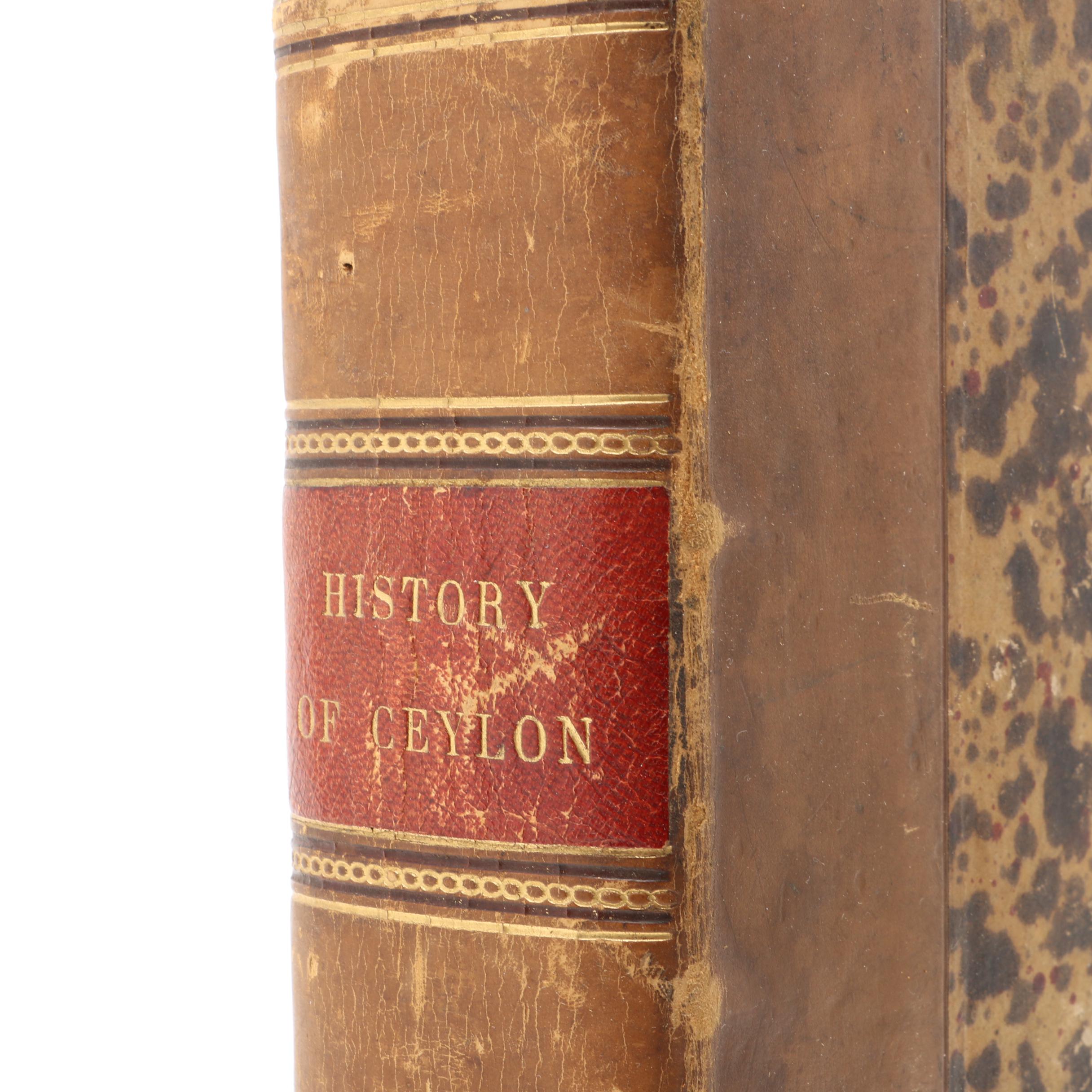 1817 "The History of Ceylon From the Earliest Period to [1815]"