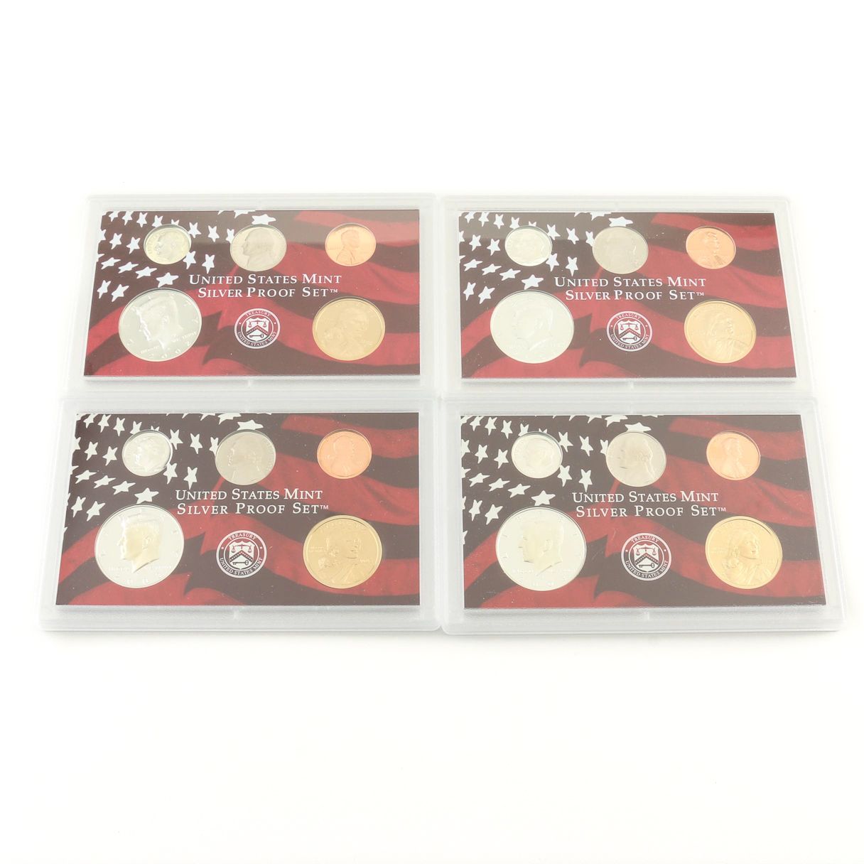 Partial 2002 and 2003 United States Mint Silver Proof Sets