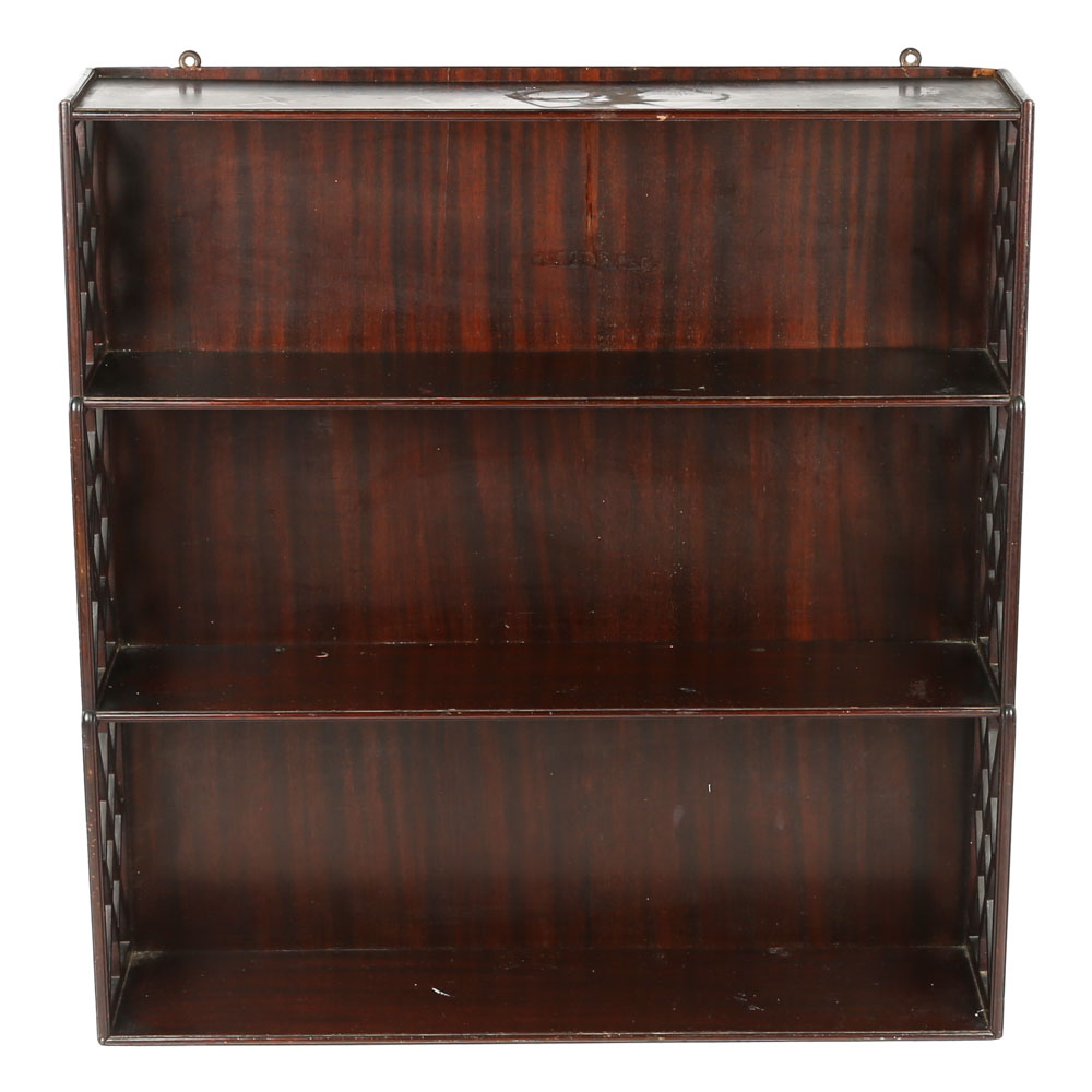 Vintage Wall-Mounted Curio Shelf