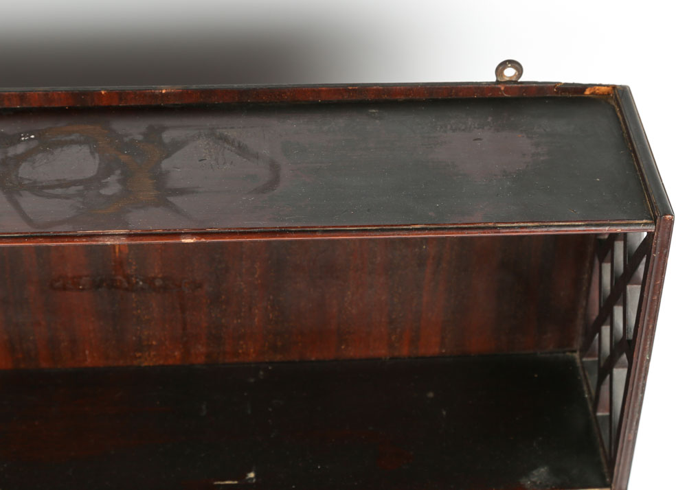 Vintage Wall-Mounted Curio Shelf