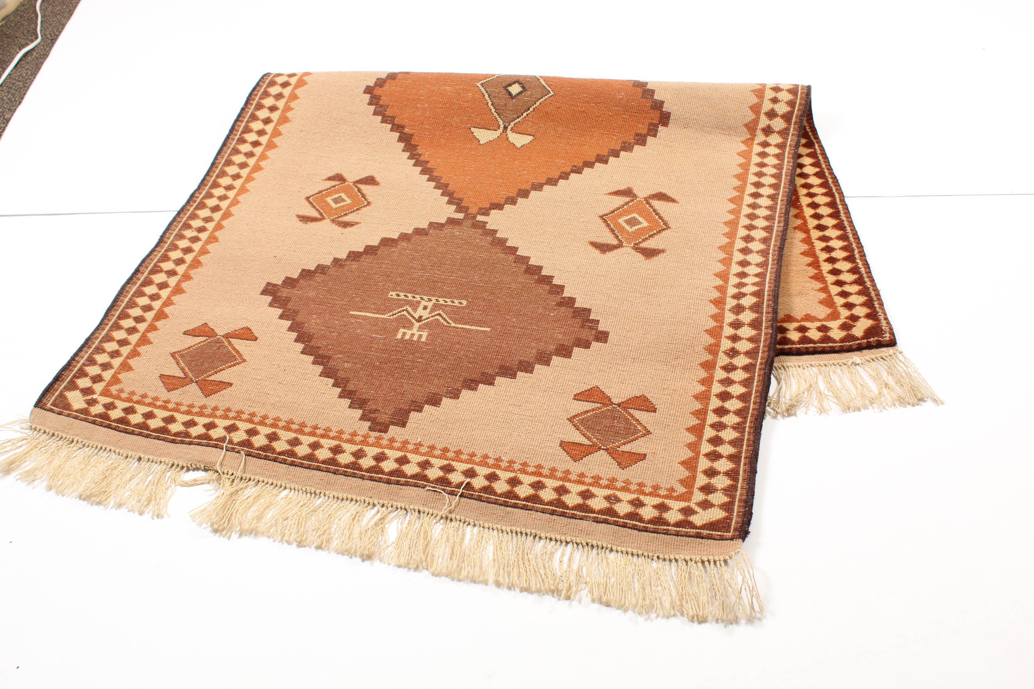 Hand-Knotted Romanian Persian Bakhshayesh Rug