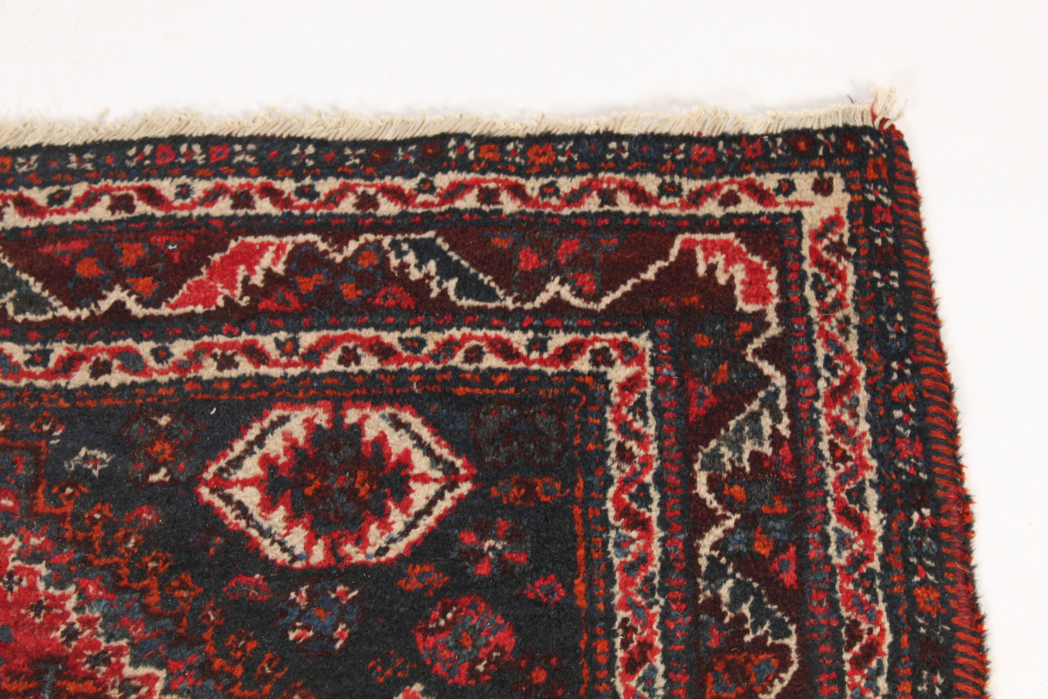 Semi-Antique Hand-Knotted Persian Shiraz Runner