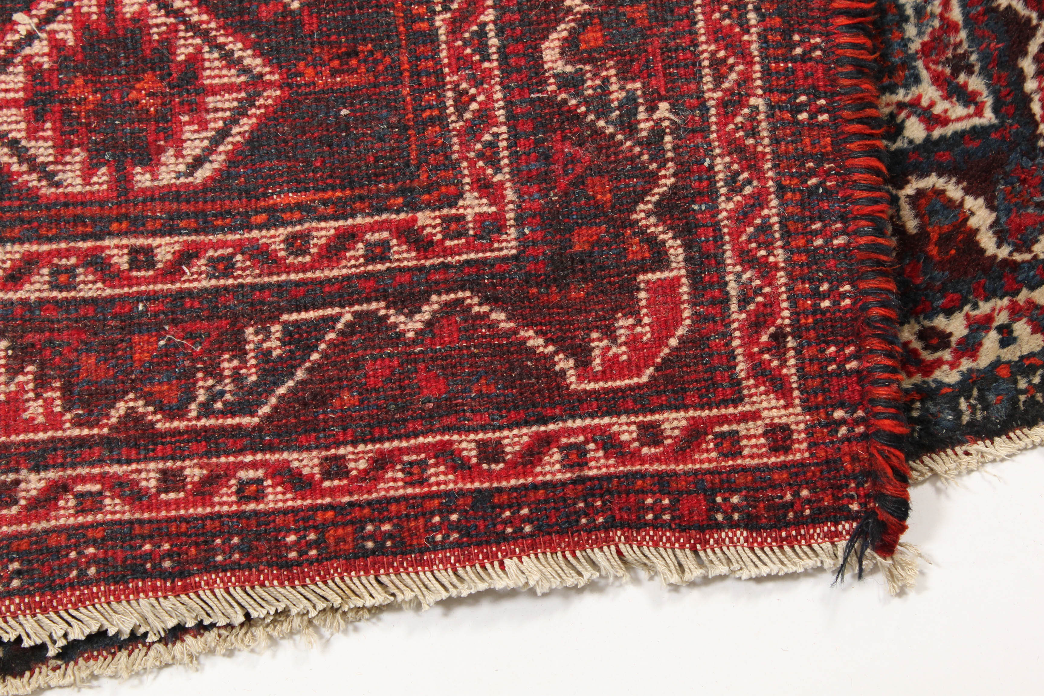 Semi-Antique Hand-Knotted Persian Shiraz Runner