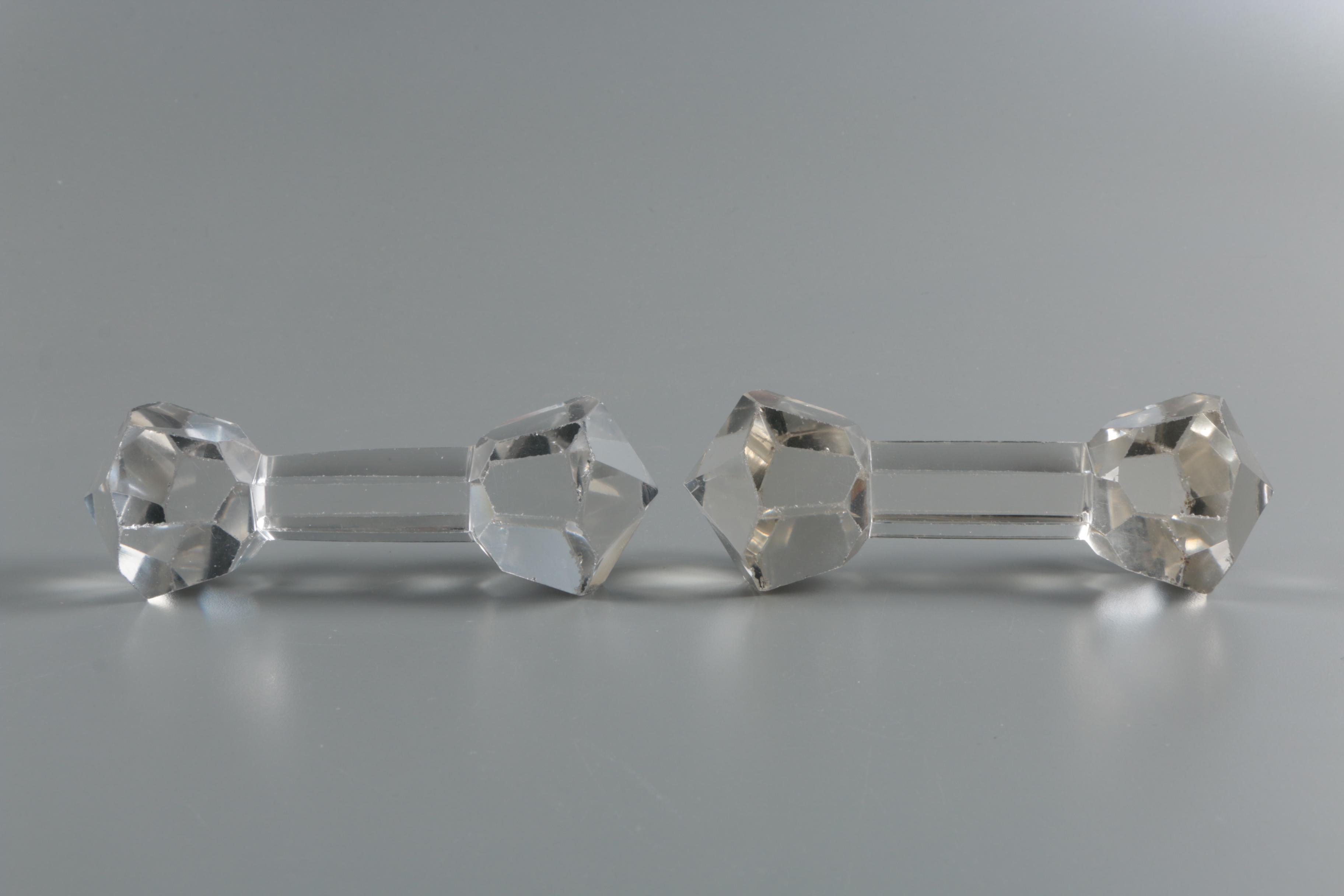 Cut Crystal and Glass Knife Rests