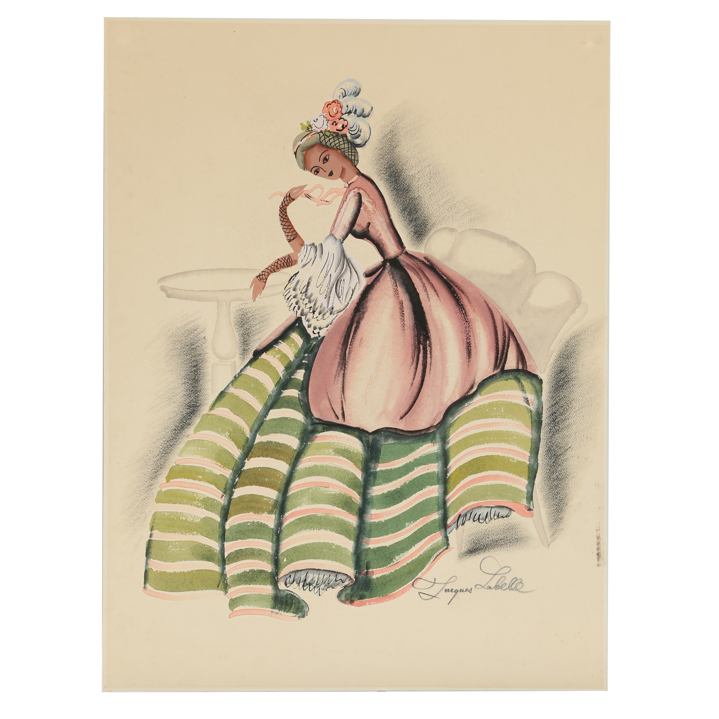 Jacques Labelle Watercolor Painting