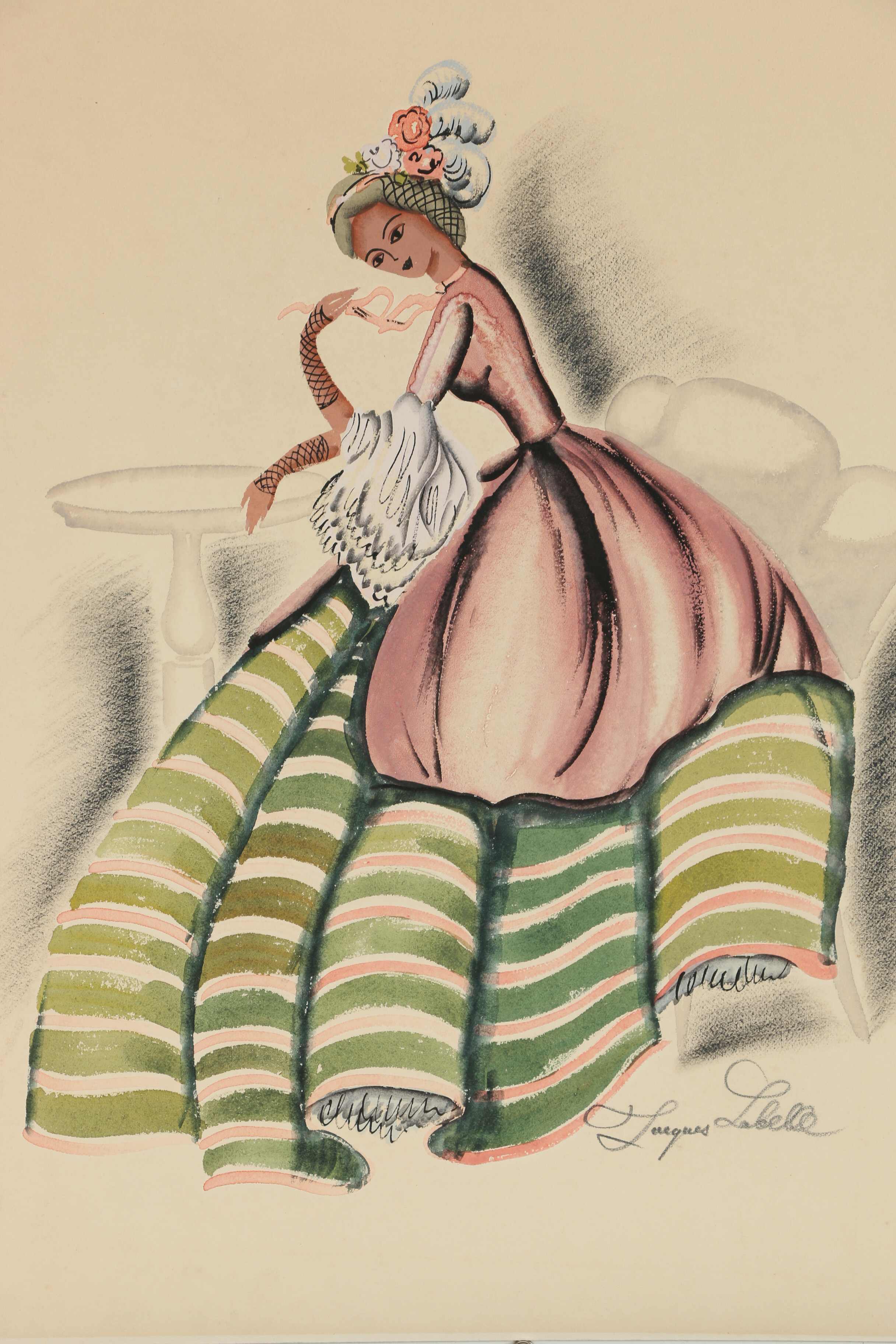 Jacques Labelle Watercolor Painting