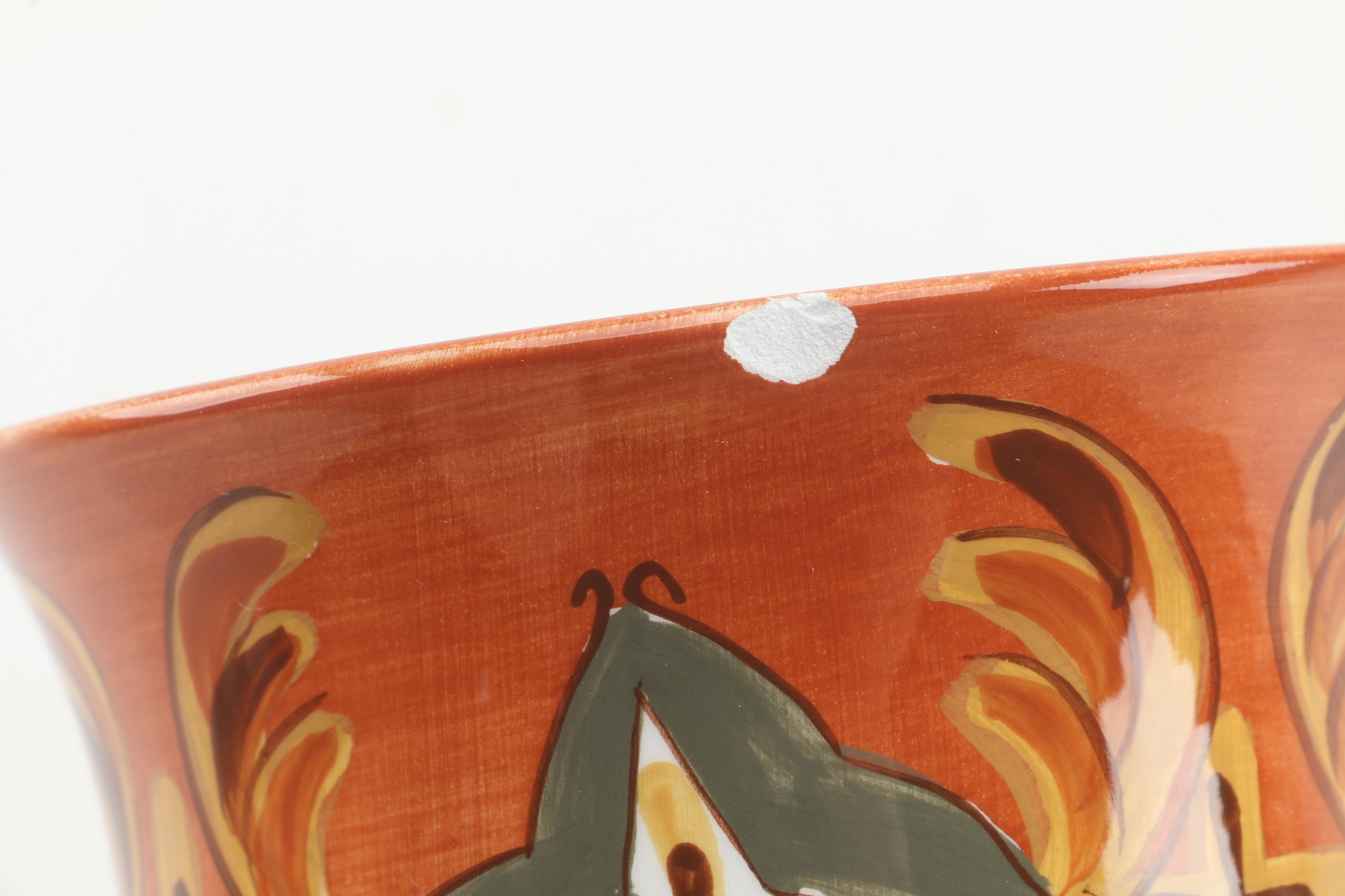 Artimino "Tuscan Countryside Sienna" Earthenware Mugs