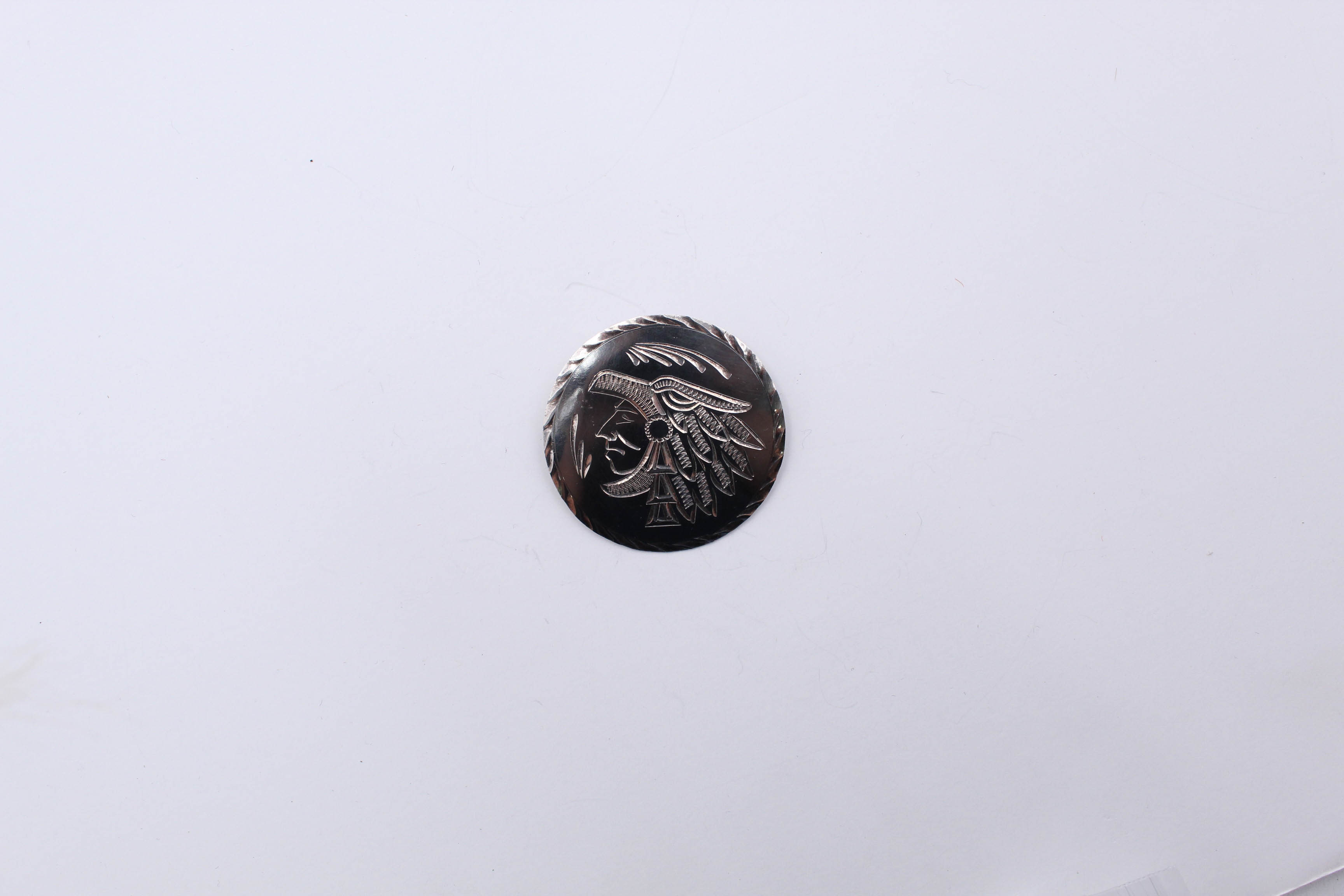 Signed Mexican Sterling Silver Convertible Brooch/Pendant