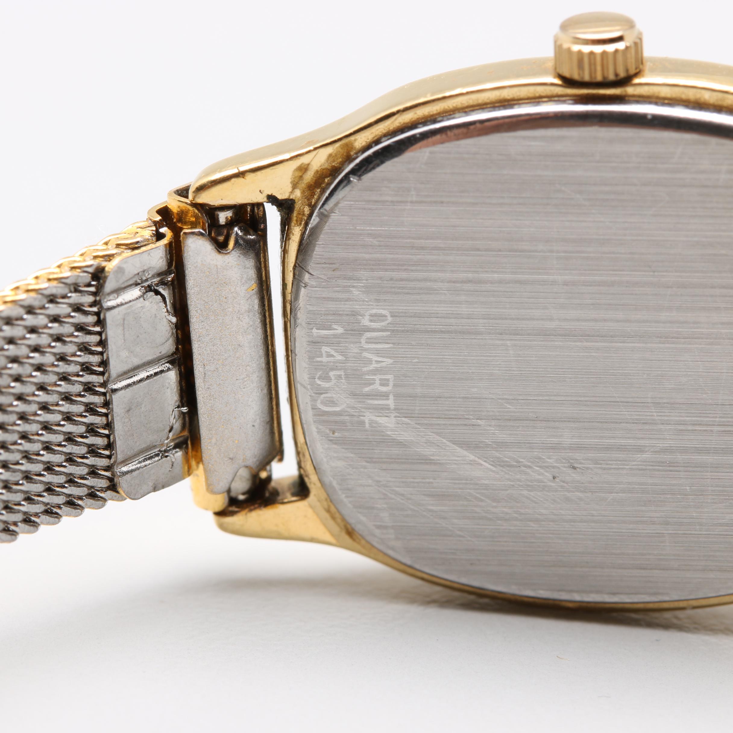 Omega DeVille Quartz Stainless Steel Analog Watch