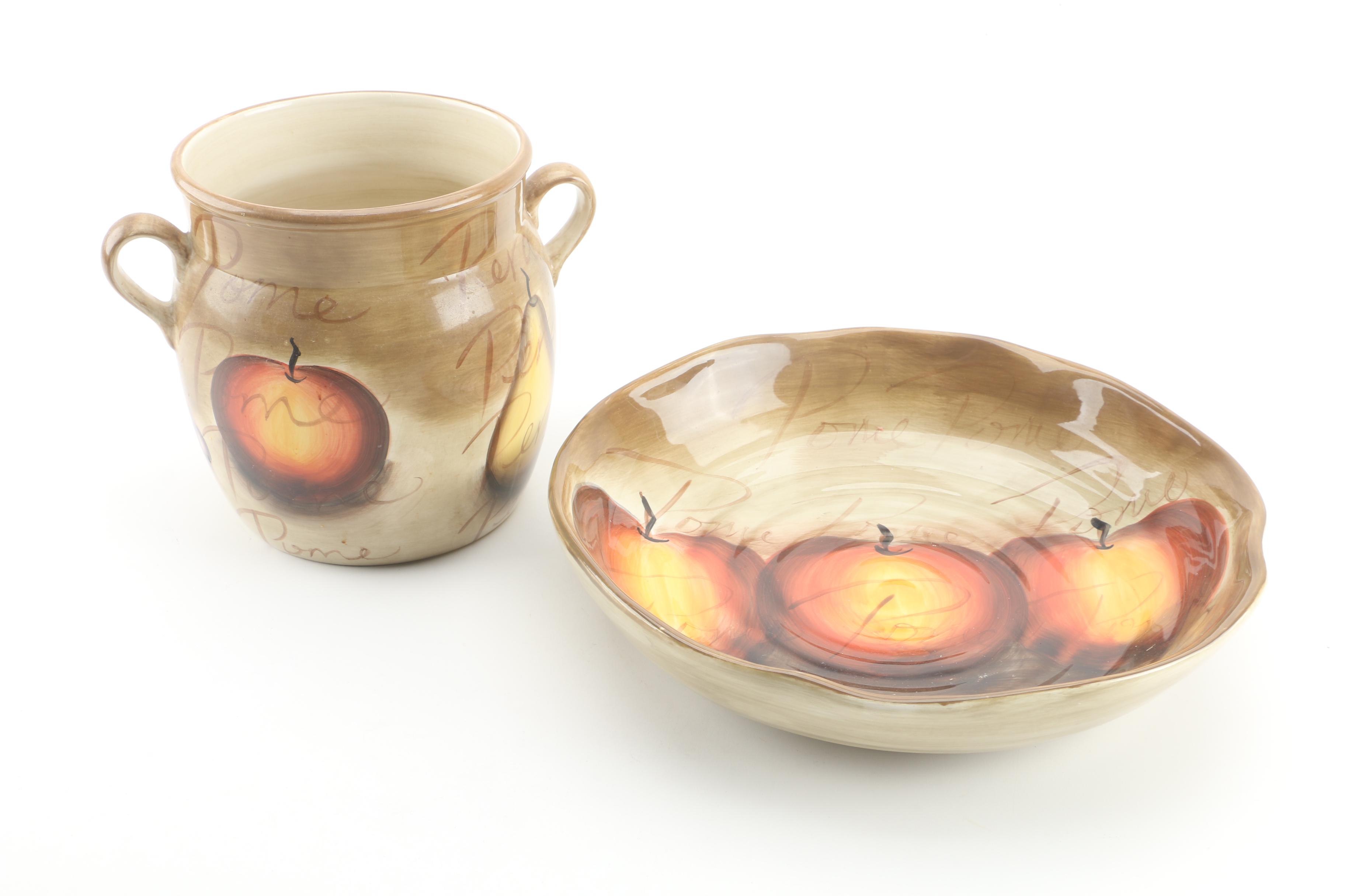 Tabletops Unlimited "Fruition" Ceramic Serveware