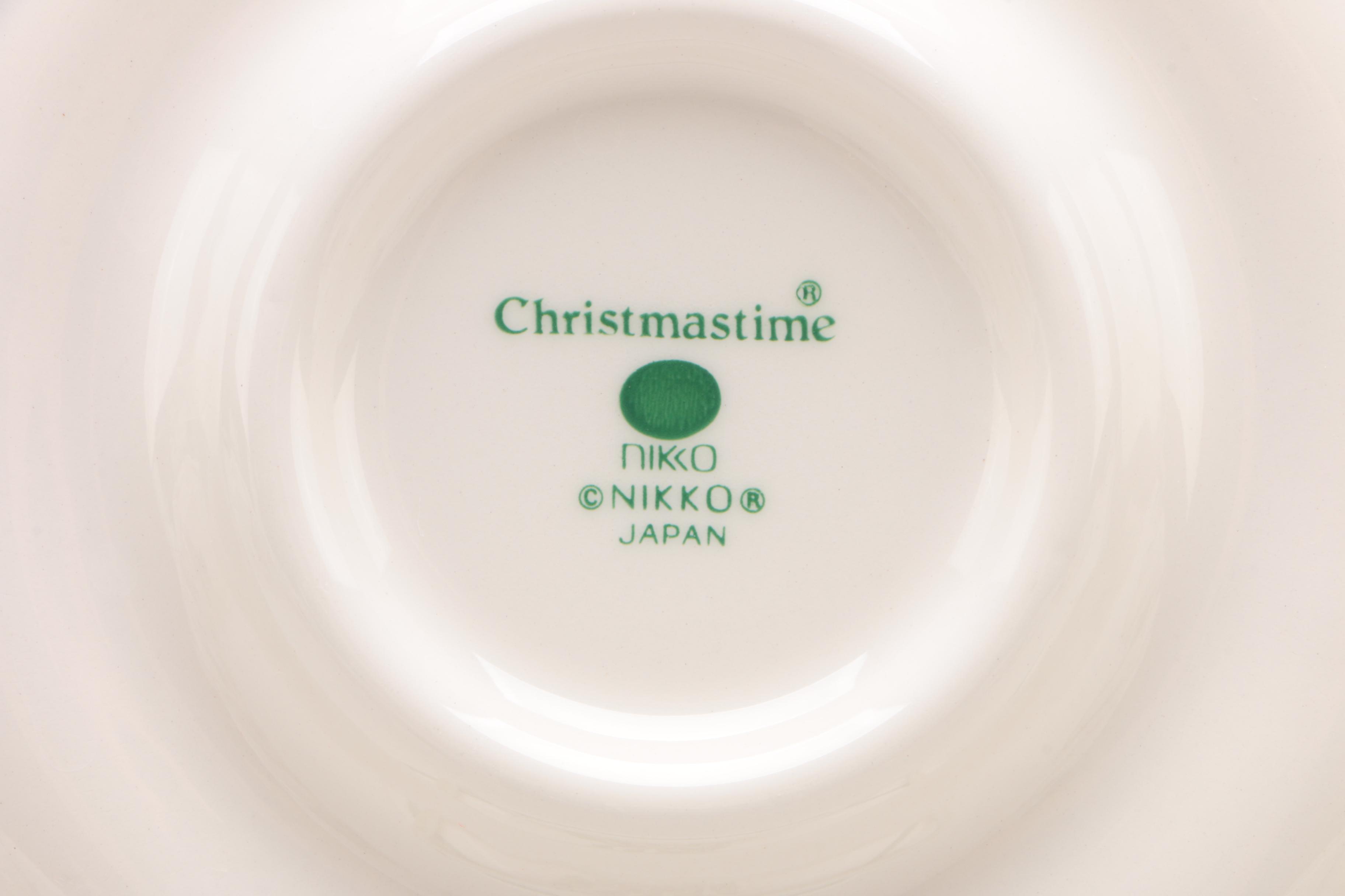 Nikko "Christmastime" Dinnerware