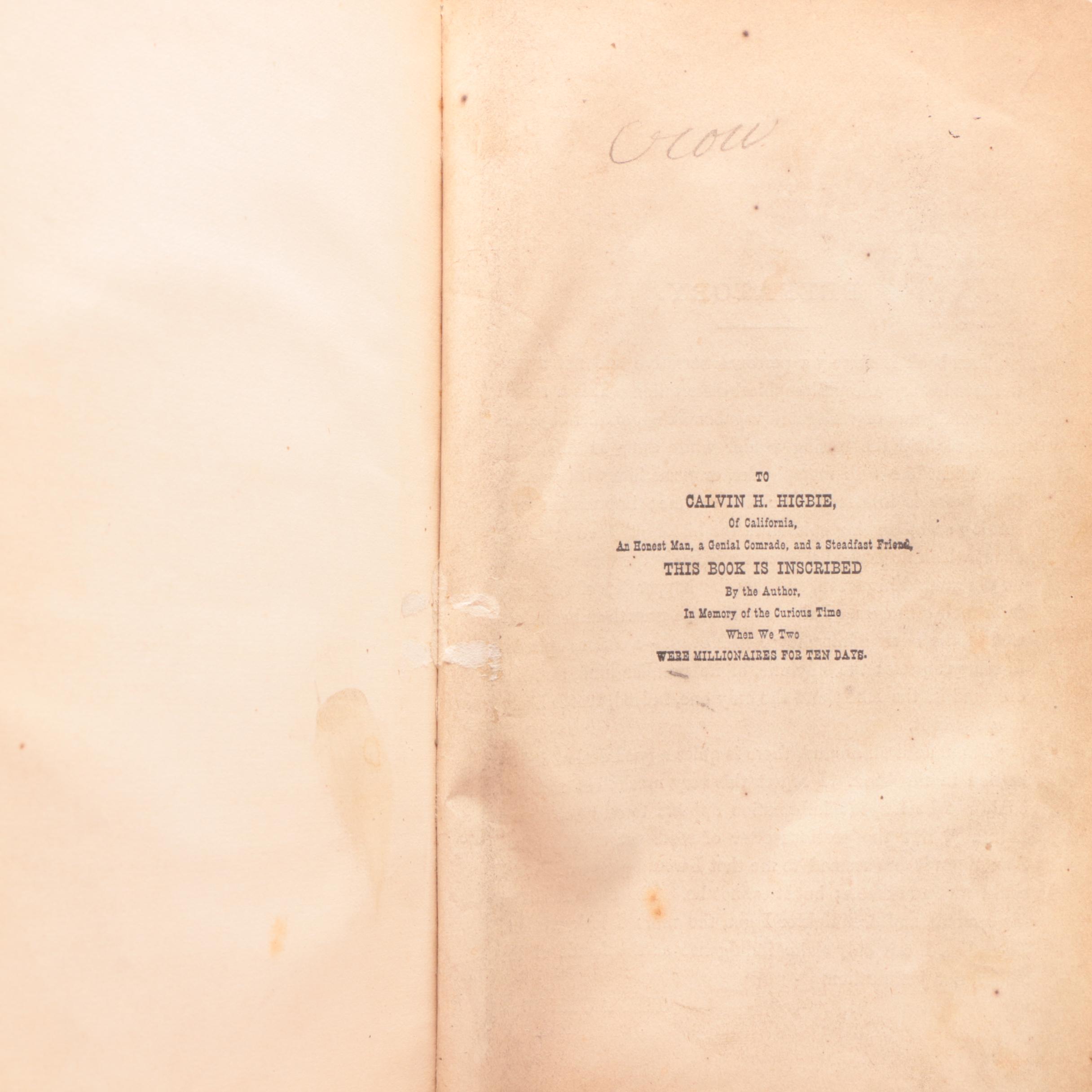 Vintage Books Featuring "Roughing It" by Mark Twain