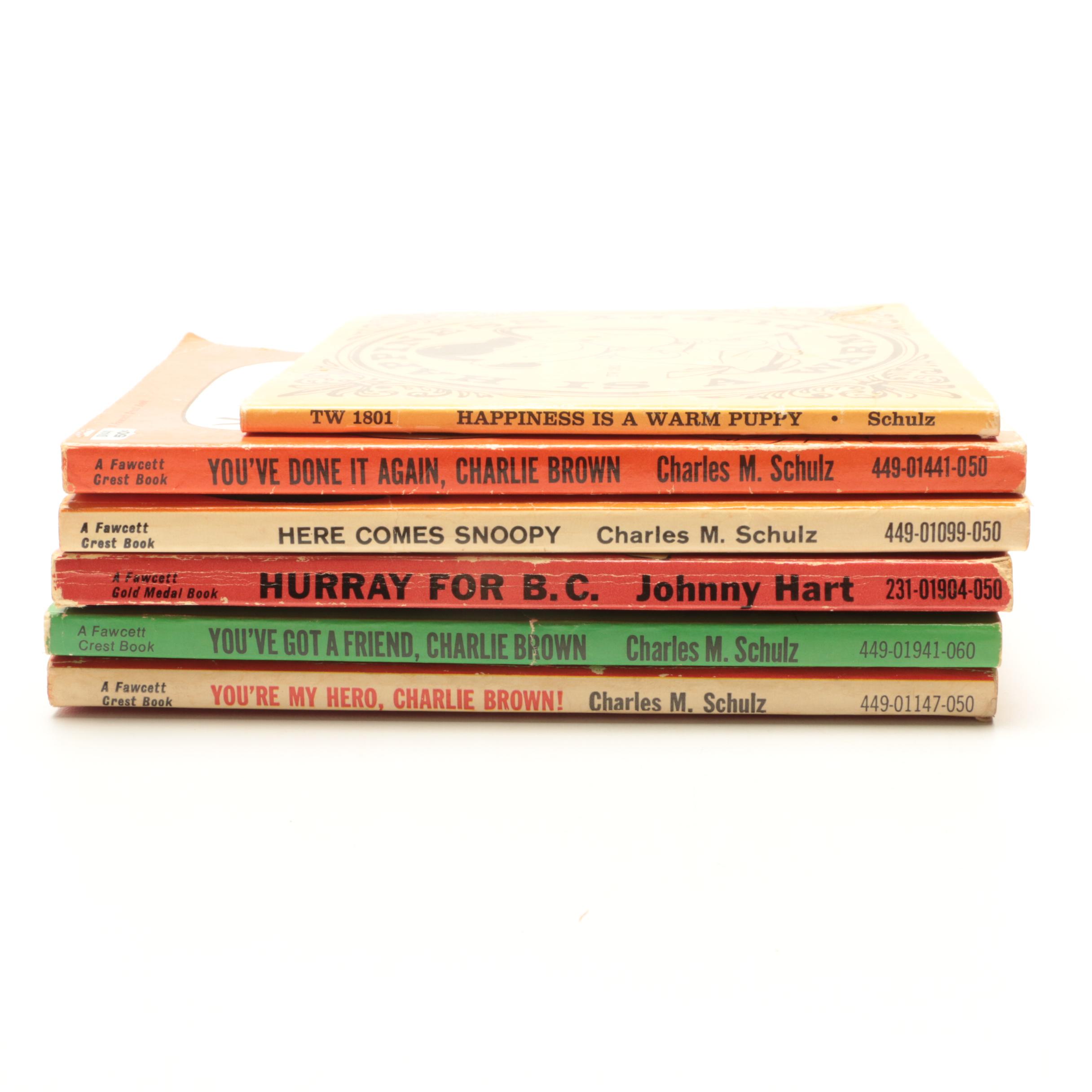 Vintage "Peanuts" Comic Collection by Fawcett Crest Books