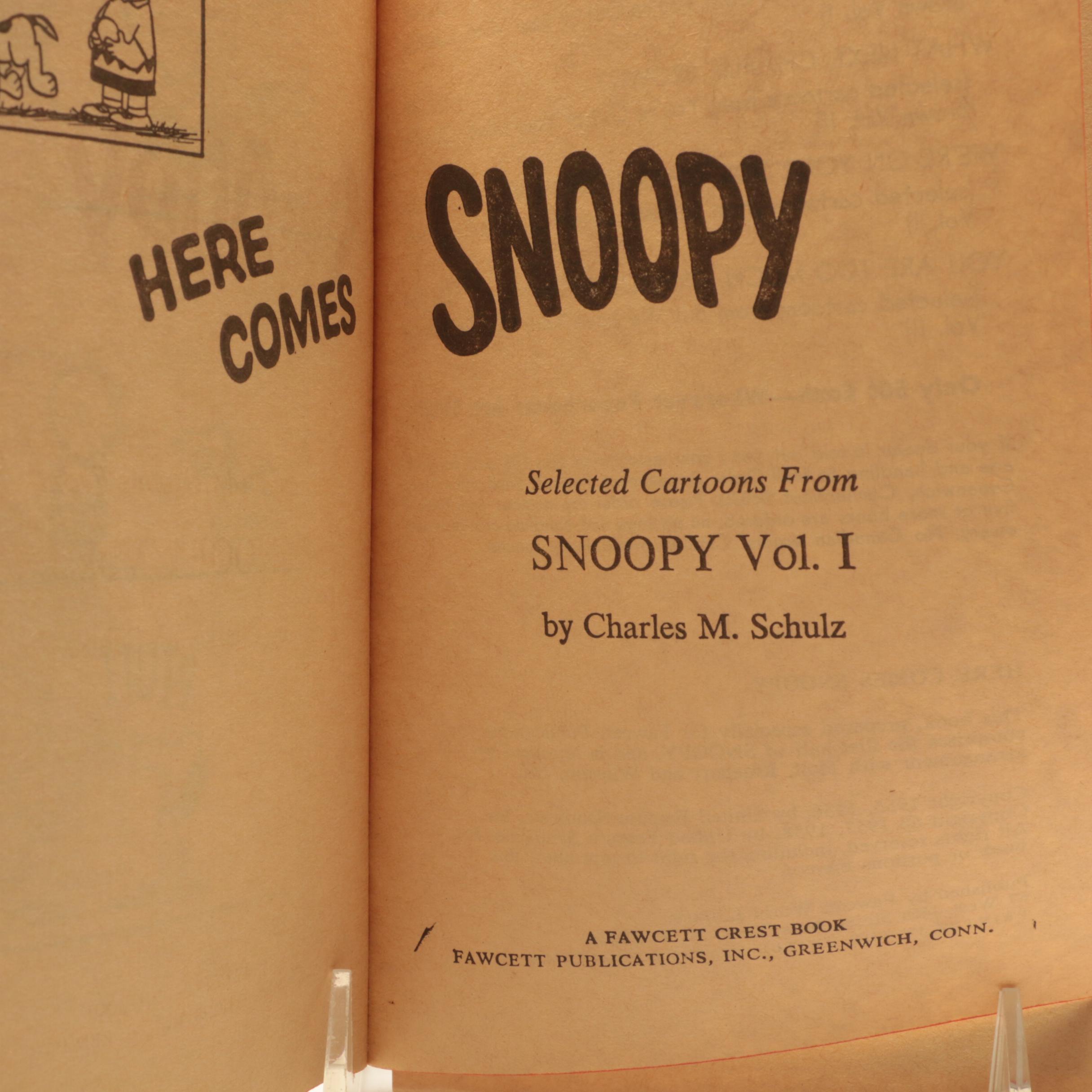 Vintage "Peanuts" Comic Collection by Fawcett Crest Books