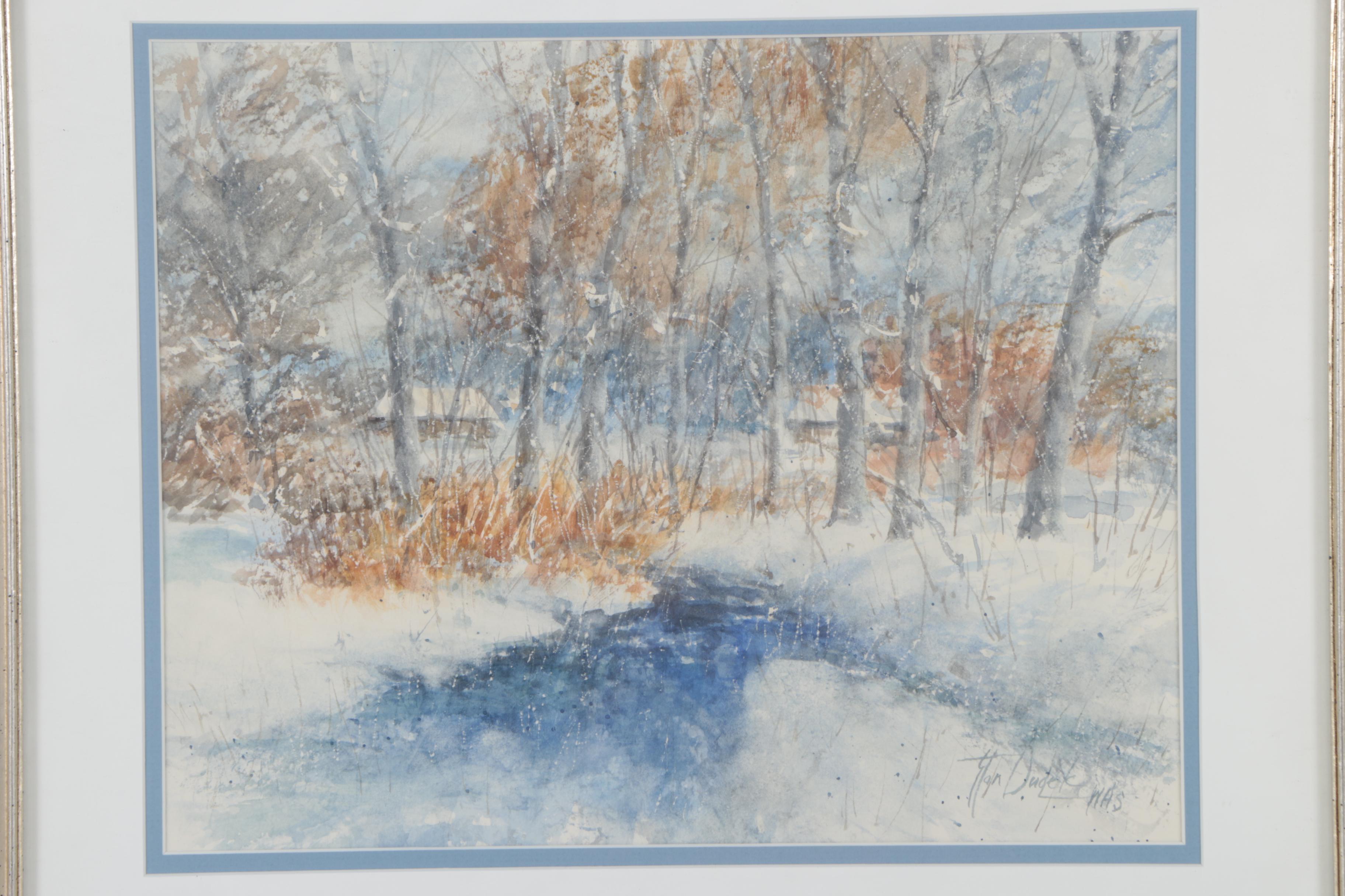 Stan Dudek Landscape Watercolor Painting