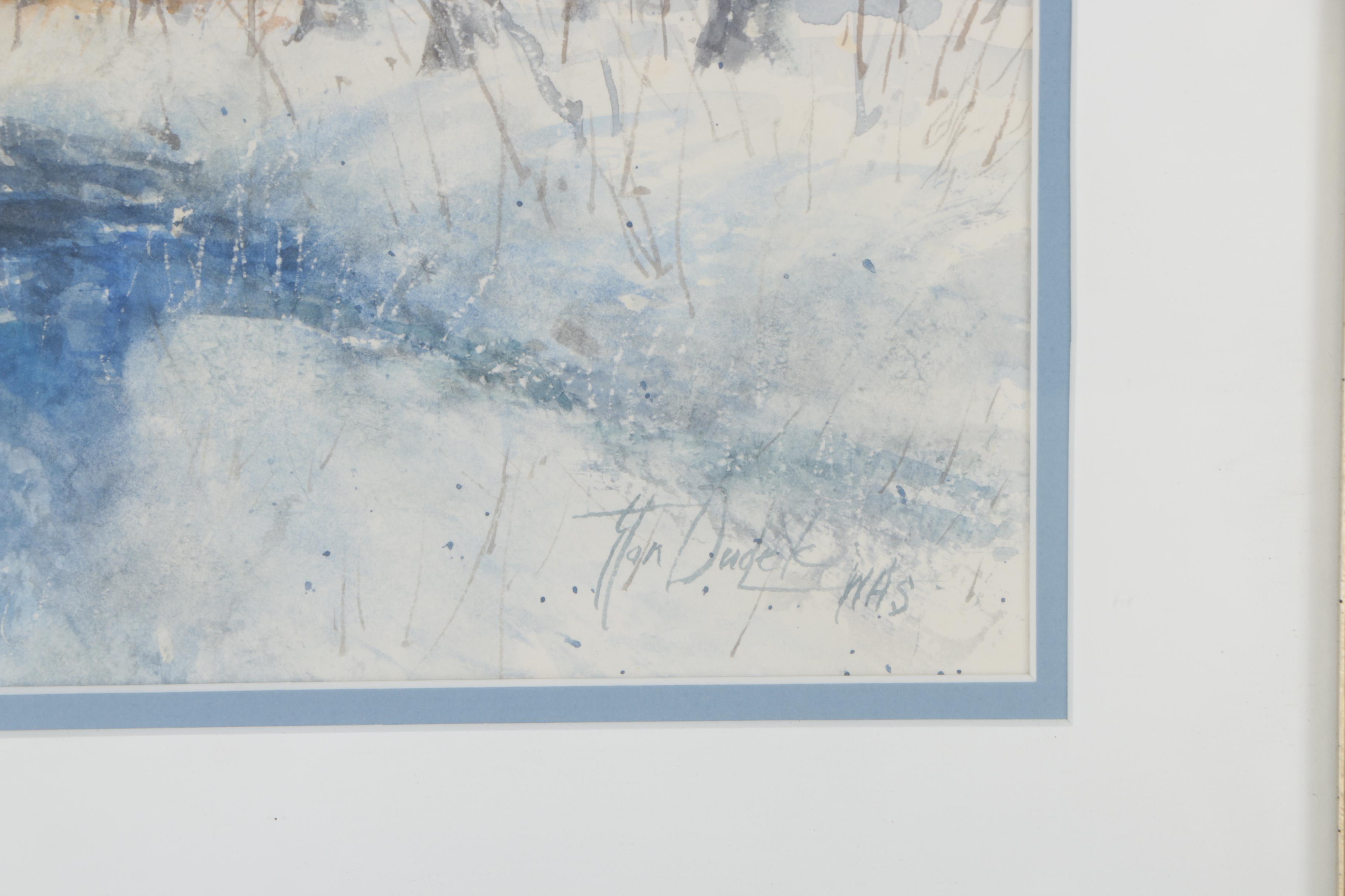 Stan Dudek Landscape Watercolor Painting