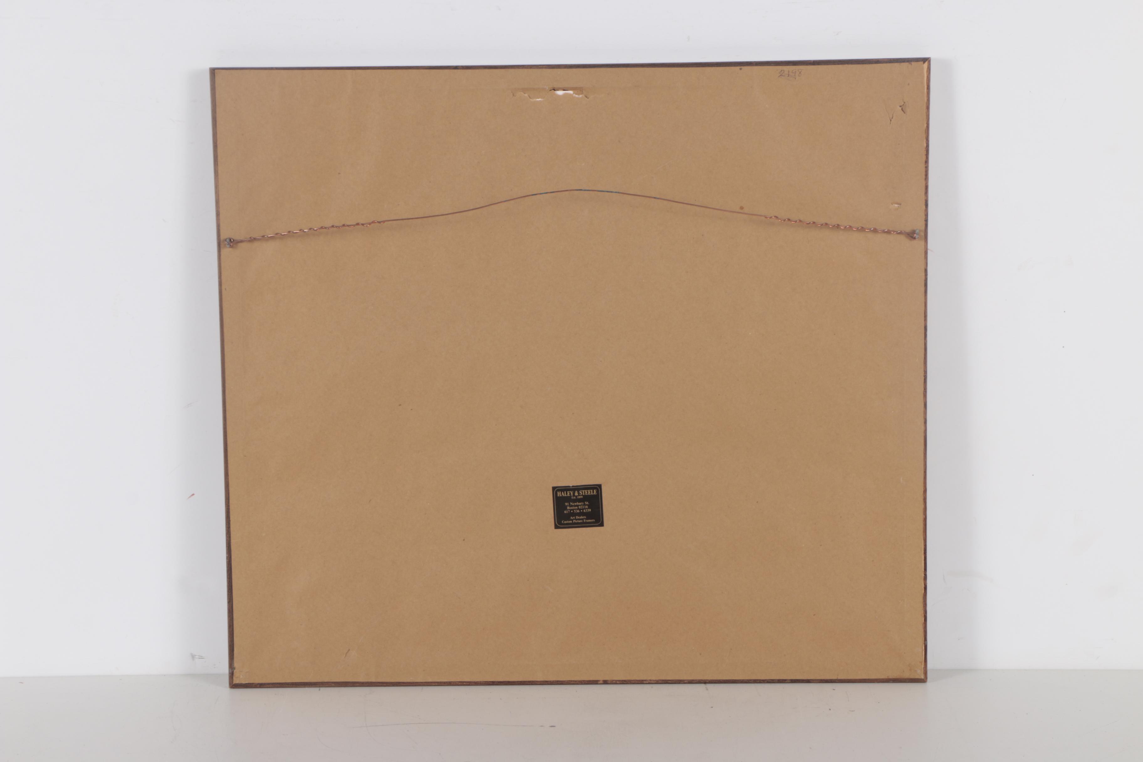 20th Century Stan Dudek Watercolor Painting