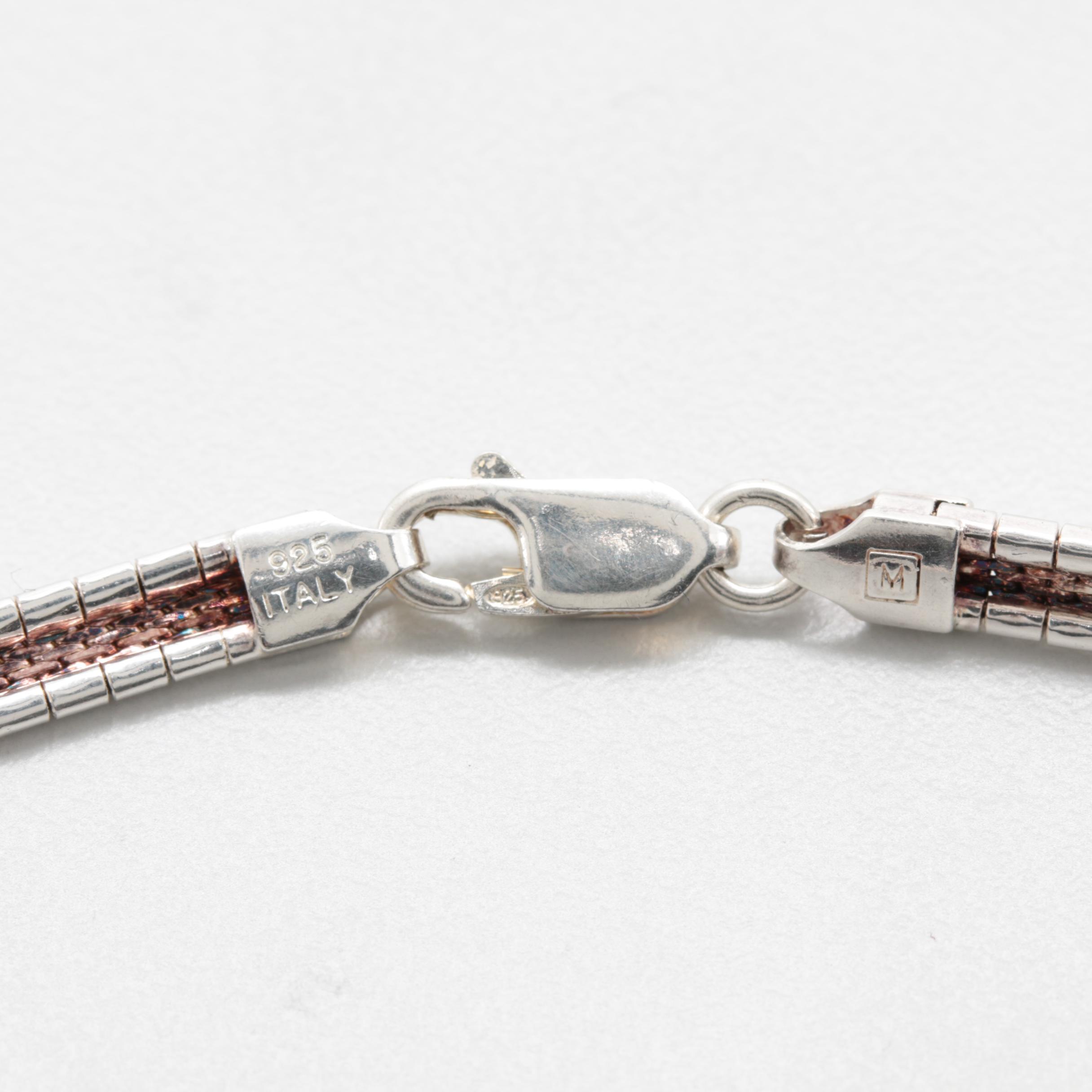 Sterling Gemstone Religious Pendant and Pendant Necklace Including Nicky Butler