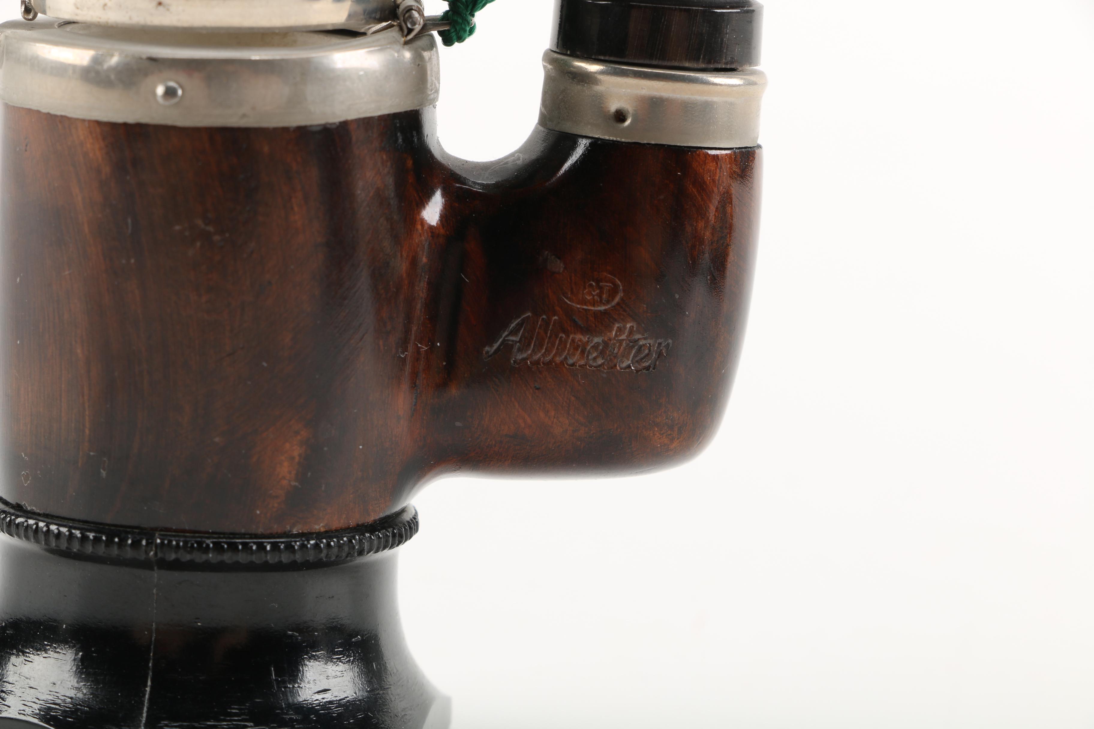 Vintage Tobacco Pipes Including Iwan Ries, Big Ben, and M&T Allwetter