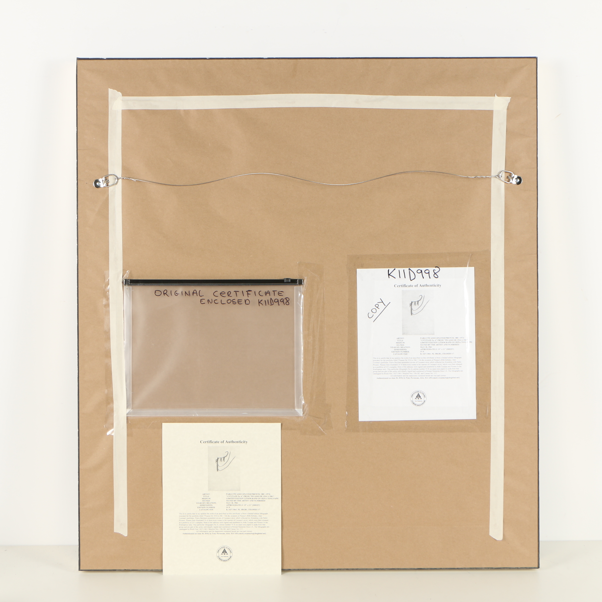 Pablo Picasso Limited Edition Lithograph