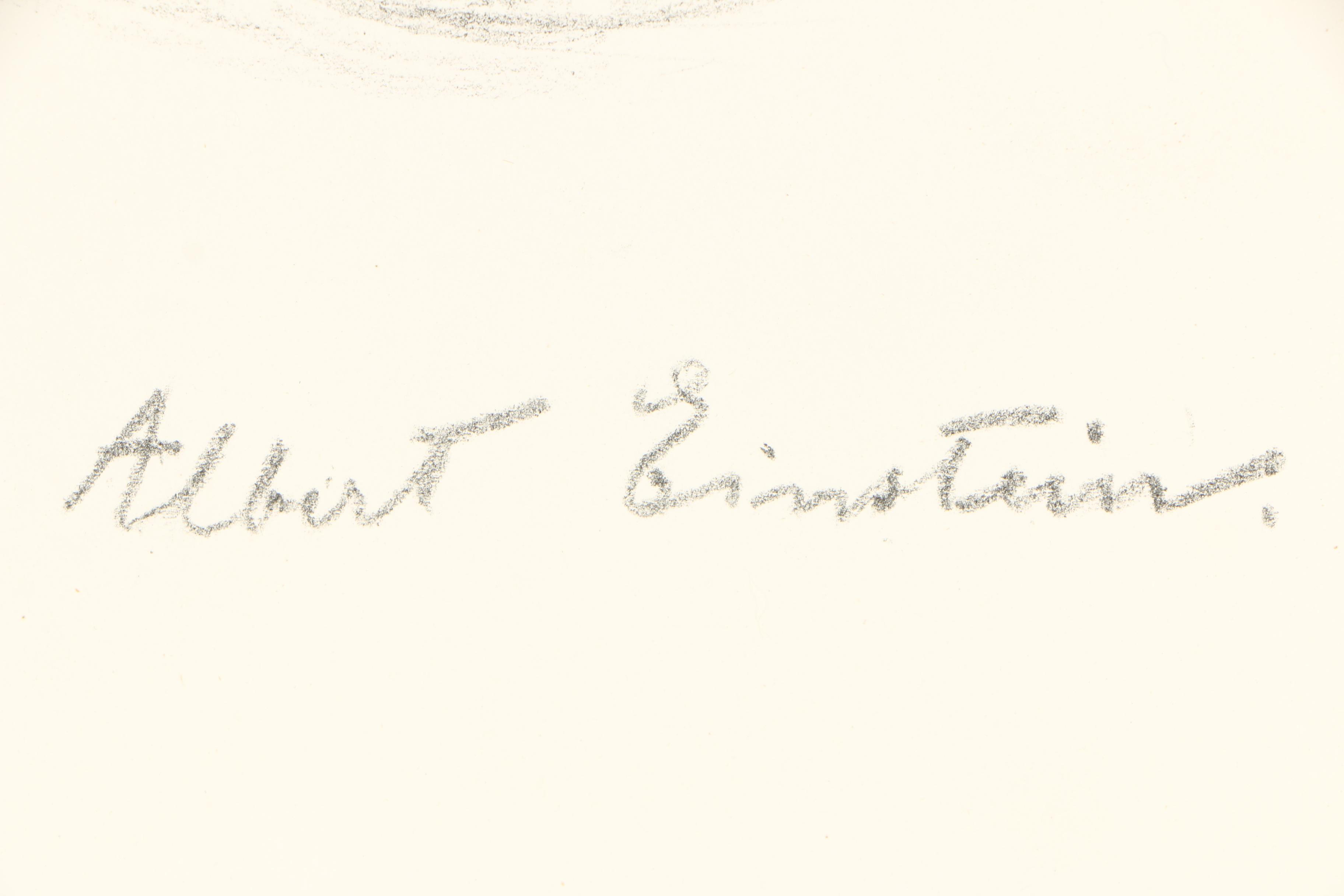 Eugene Spiro Lithograph "Albert Einstein"