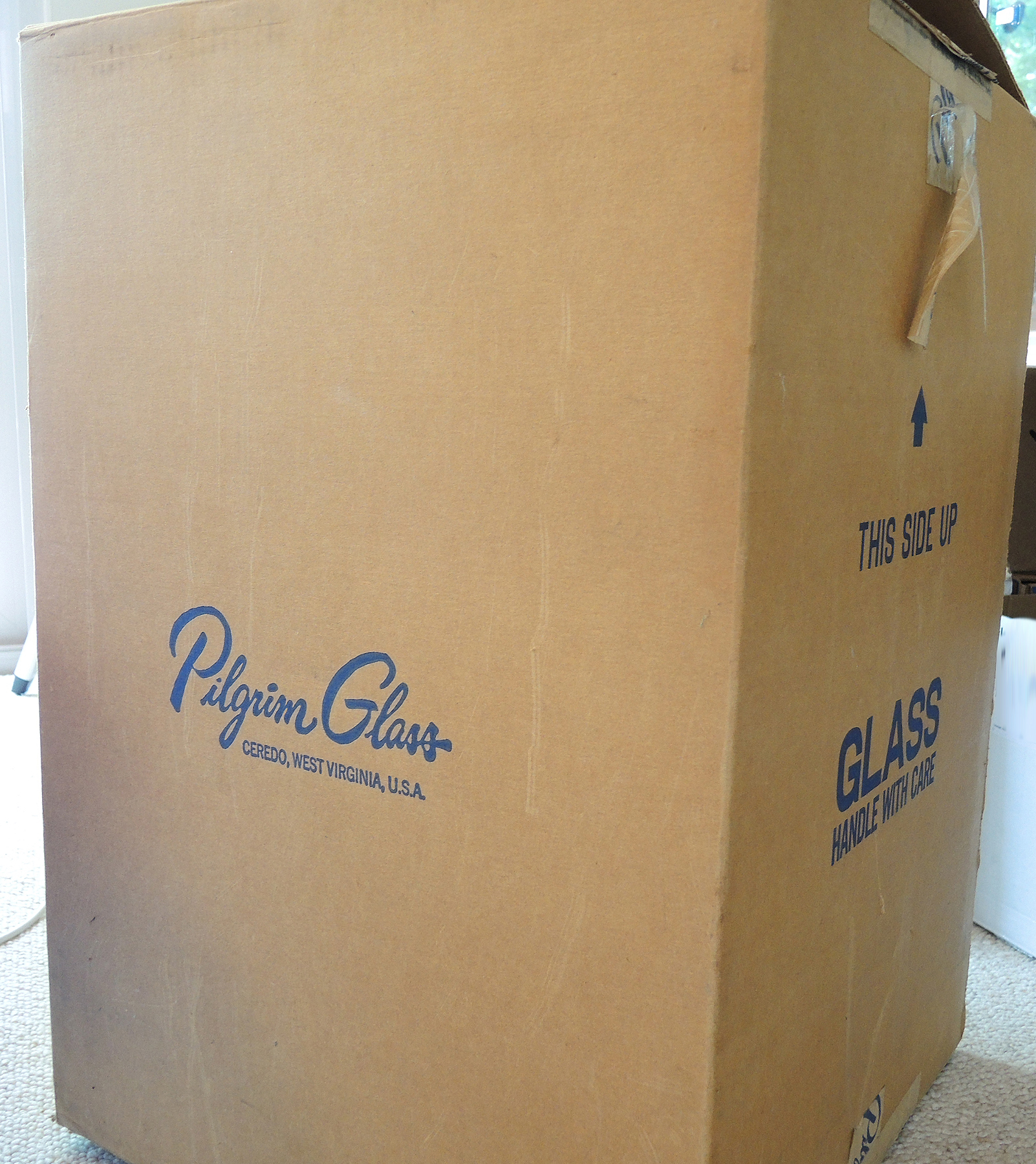 Pilgrim Glass Oversized Decorative Floor Vase