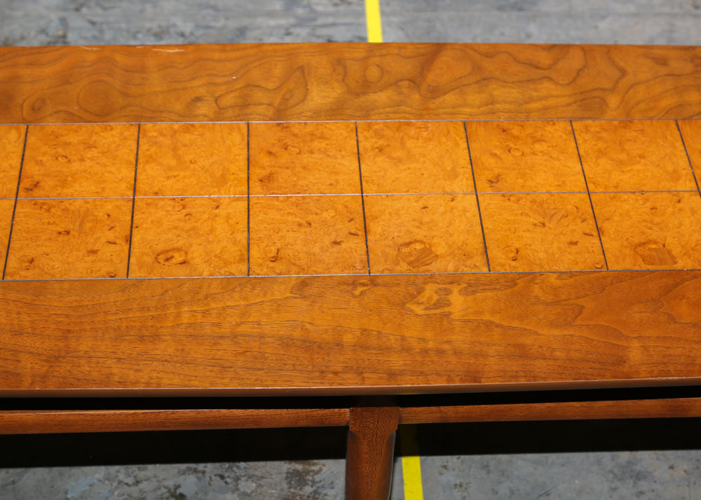 Vintage Lane Mid Century Modern Surfboard Coffee Table