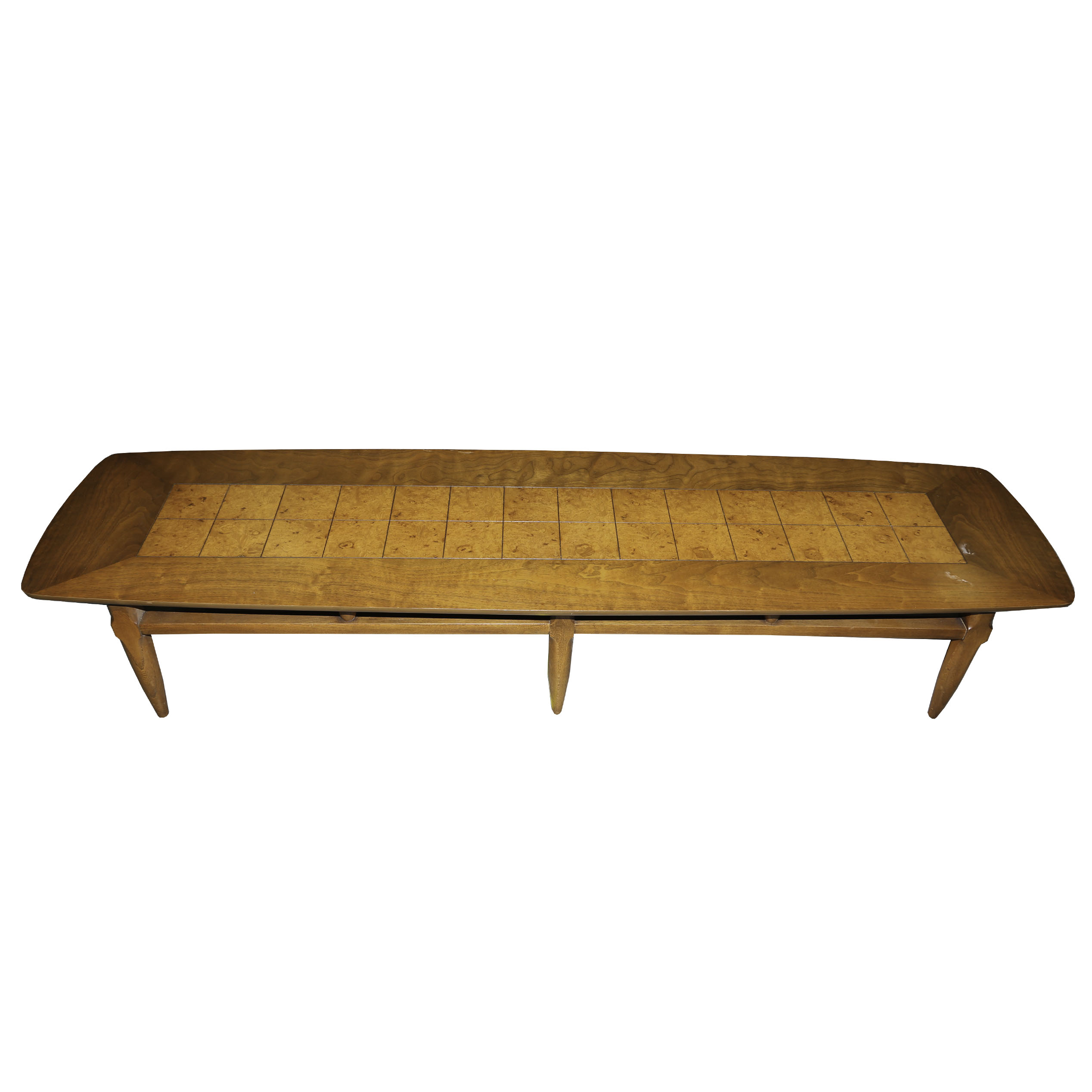 Vintage Lane Mid Century Modern Surfboard Coffee Table
