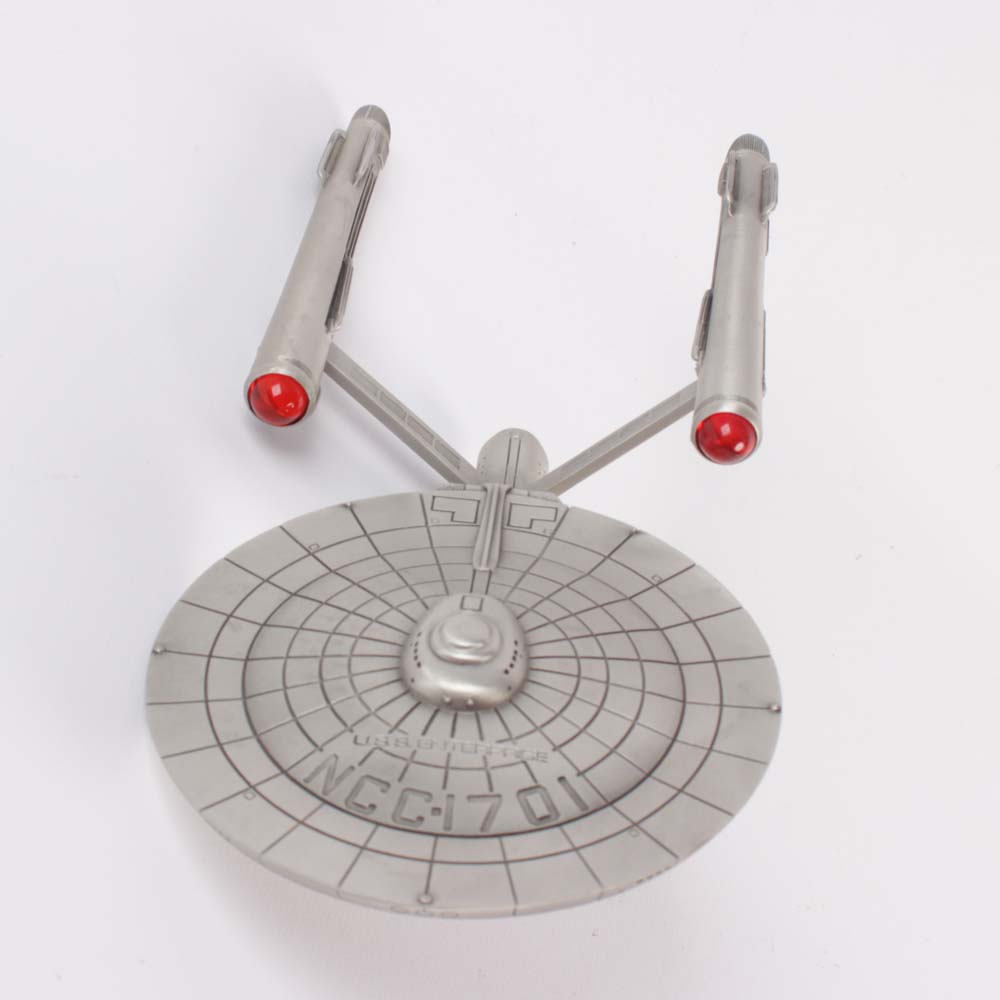 "Star Trek" Starship Enterprise Pewter Replica