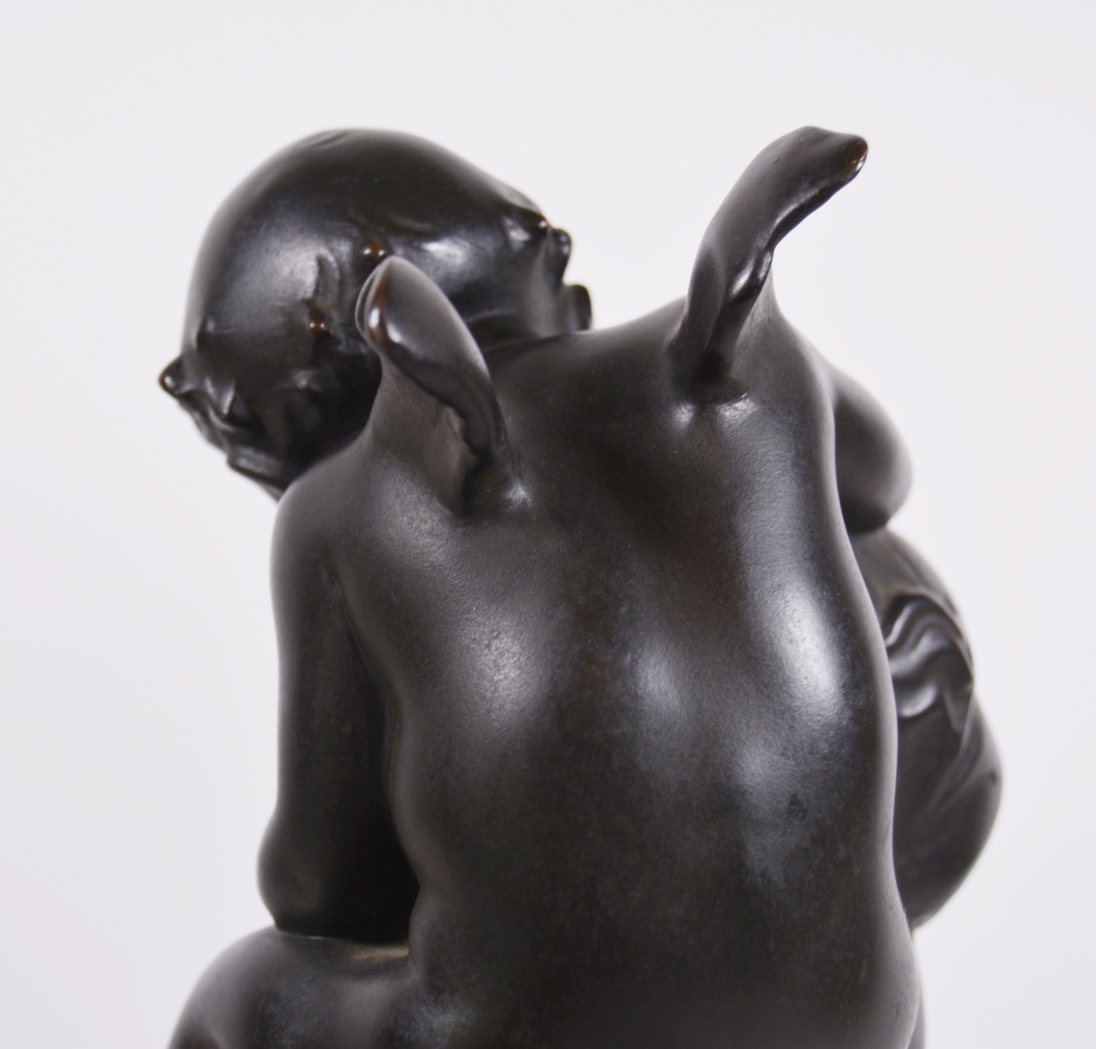 Carl Paul Jennewein Bronze Sculpture "Cupid and Psyche"