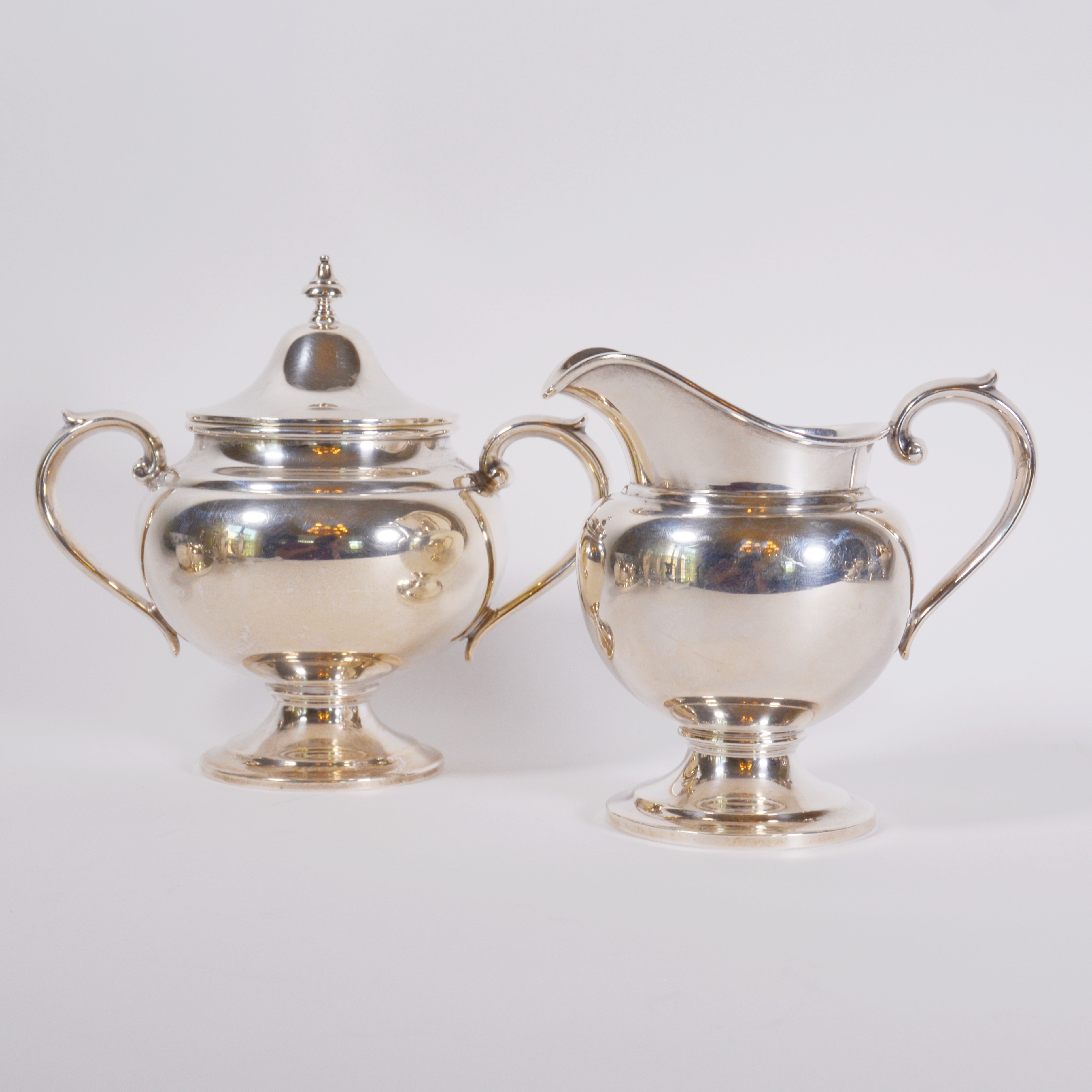 Gorham "Puritan" Sterling Silver Cream and Sugar