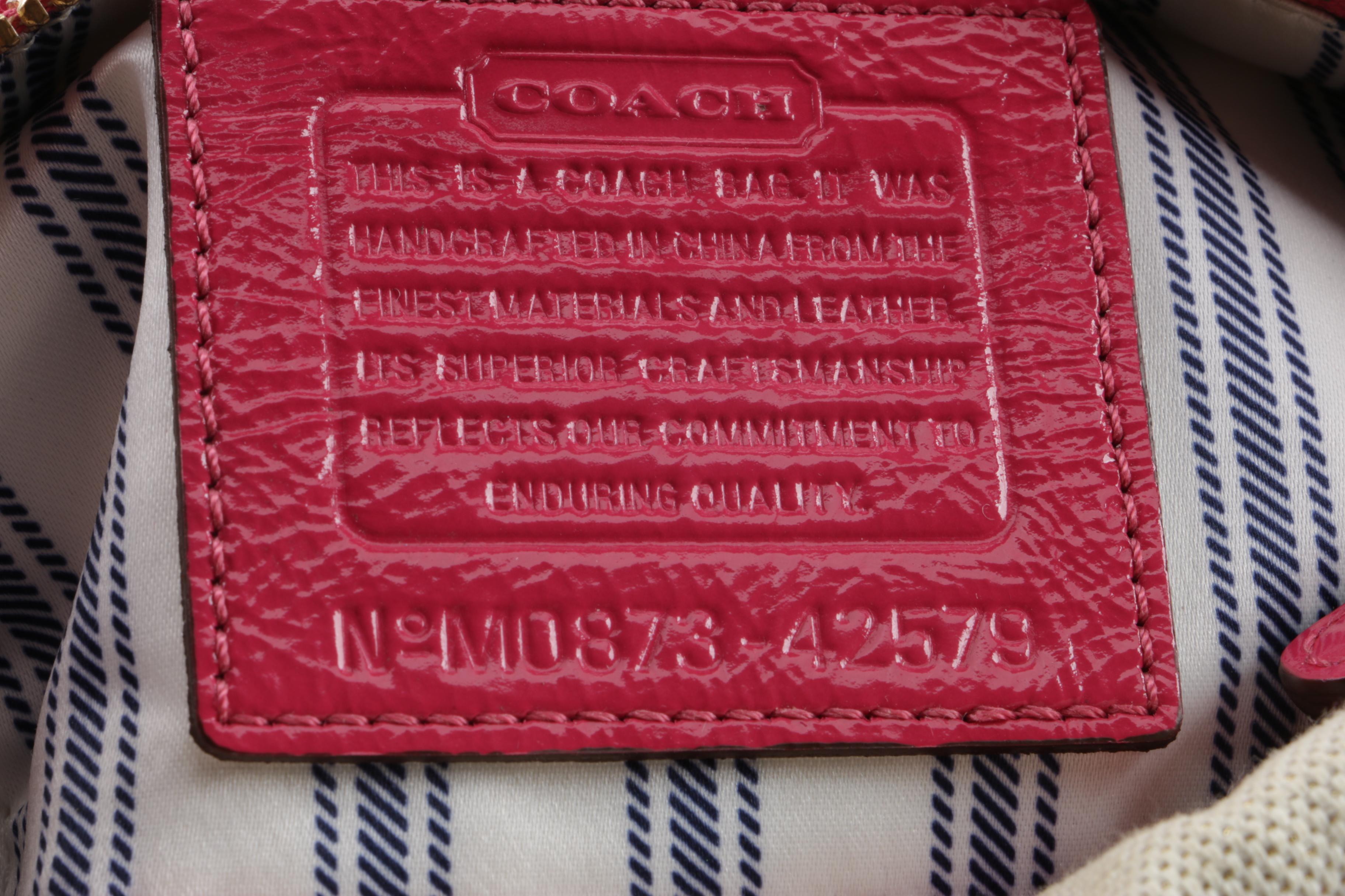 Coach Bonnie Cashin "Cashin Carry" Limited Edition Canvas Handbag